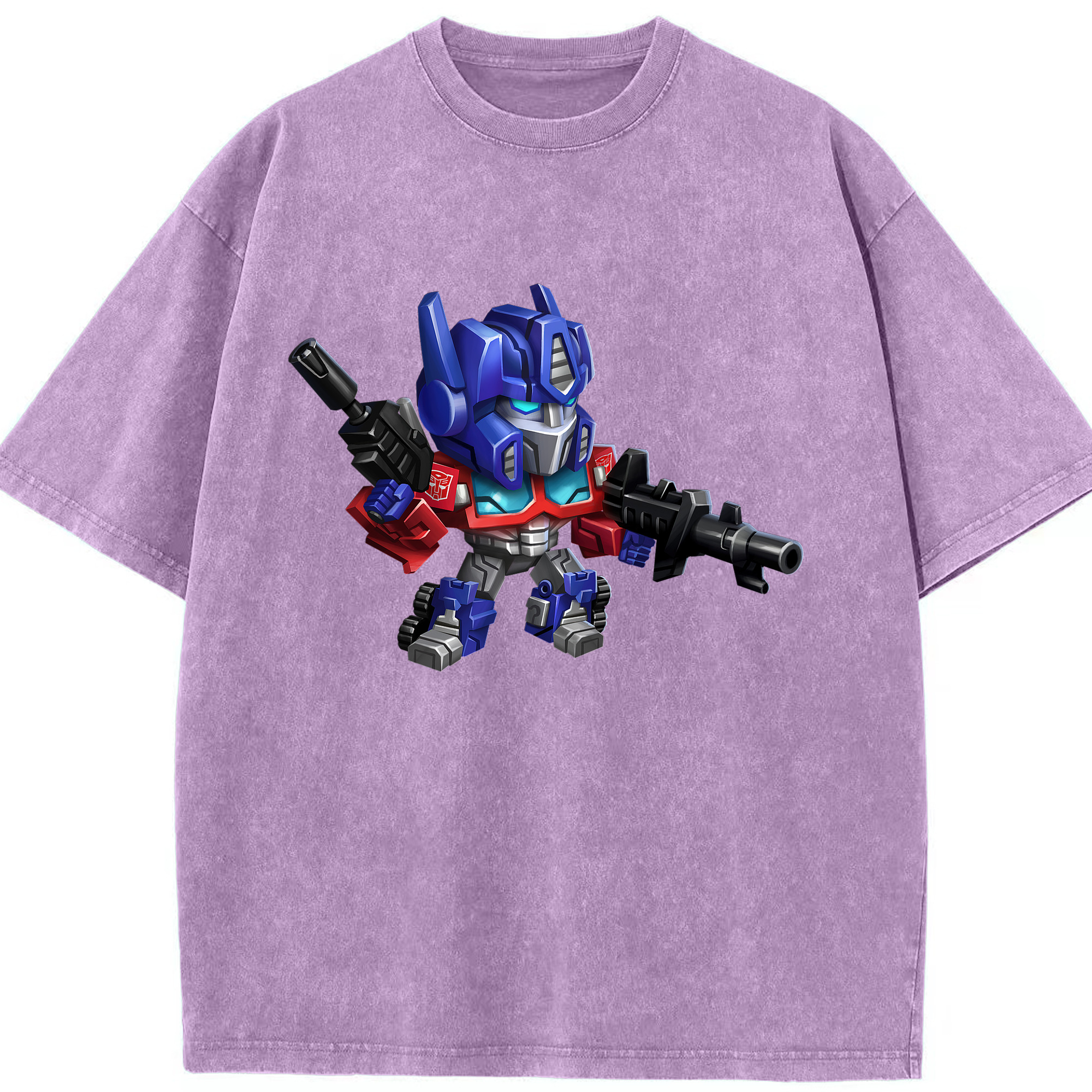 （画像用）  綿100% ヴィンテージ風 半袖Tシャツ（フロントプリント）