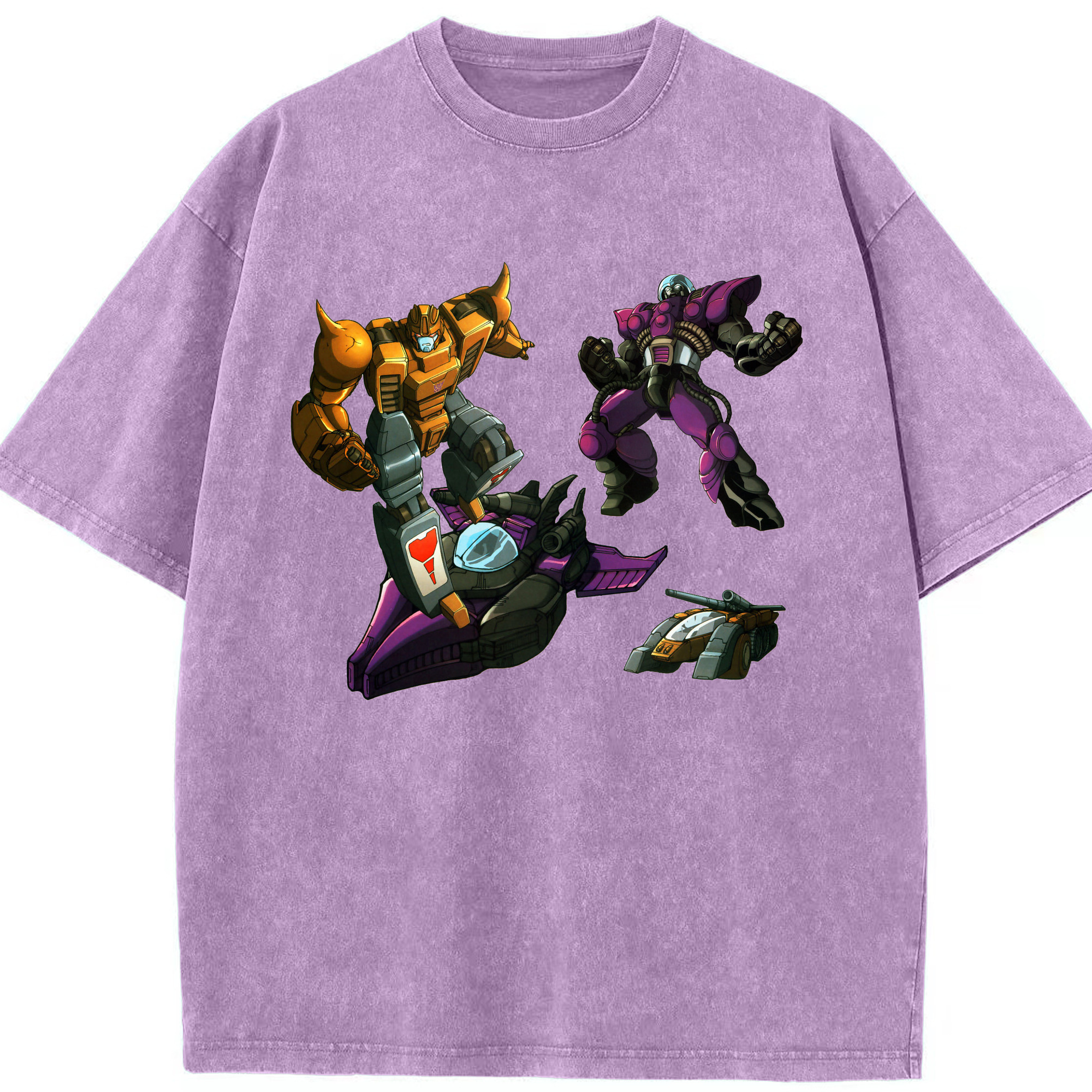 （画像用）  綿100% ヴィンテージ風 半袖Tシャツ（フロントプリント）