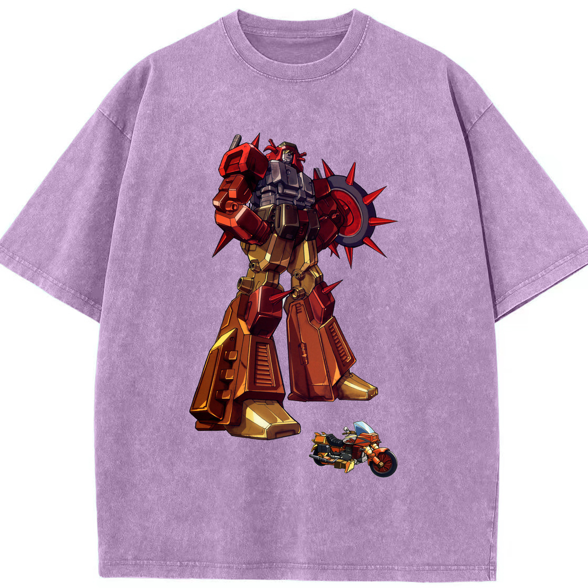（画像用）  綿100% ヴィンテージ風 半袖Tシャツ（フロントプリント）