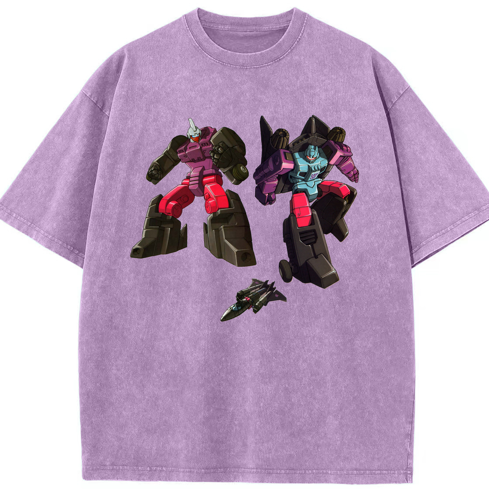 （画像用）  綿100% ヴィンテージ風 半袖Tシャツ（フロントプリント）