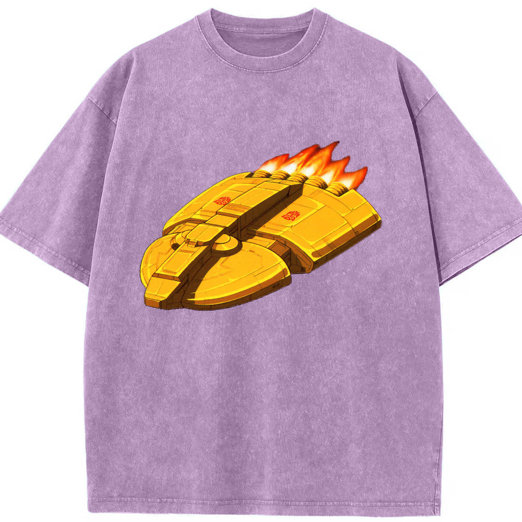 （画像用）  綿100% ヴィンテージ風 半袖Tシャツ（フロントプリント）