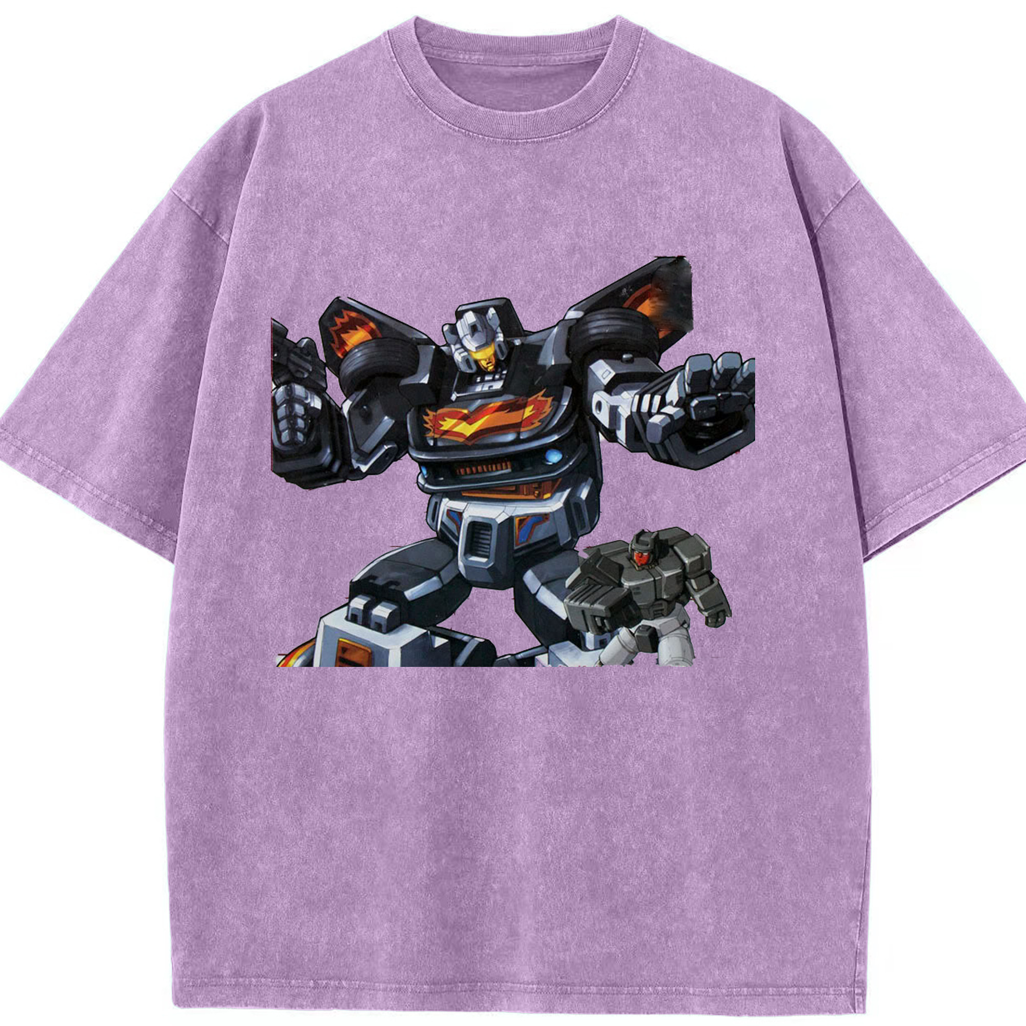 （画像用）  綿100% ヴィンテージ風 半袖Tシャツ（フロントプリント）