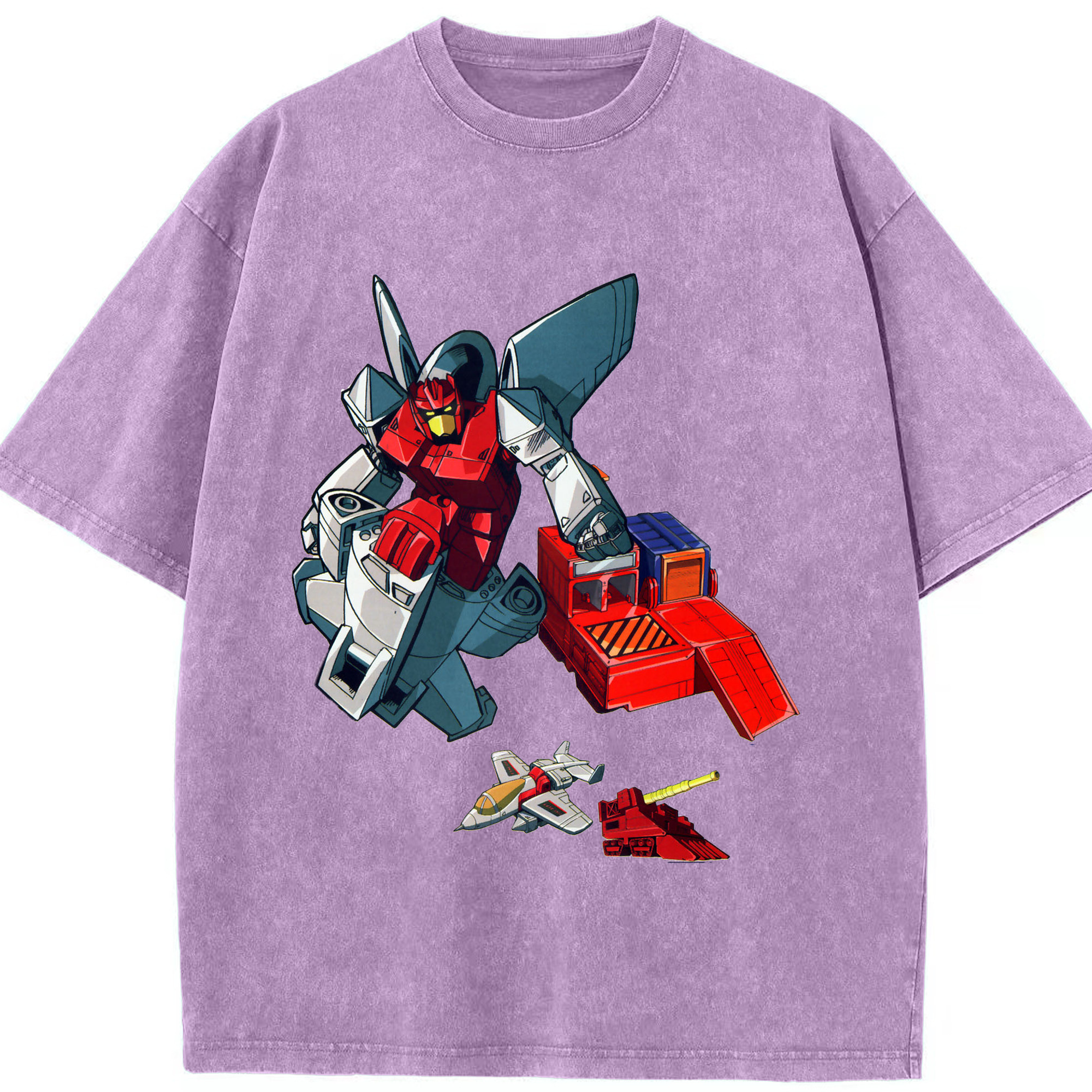 （画像用）  綿100% ヴィンテージ風 半袖Tシャツ（フロントプリント）