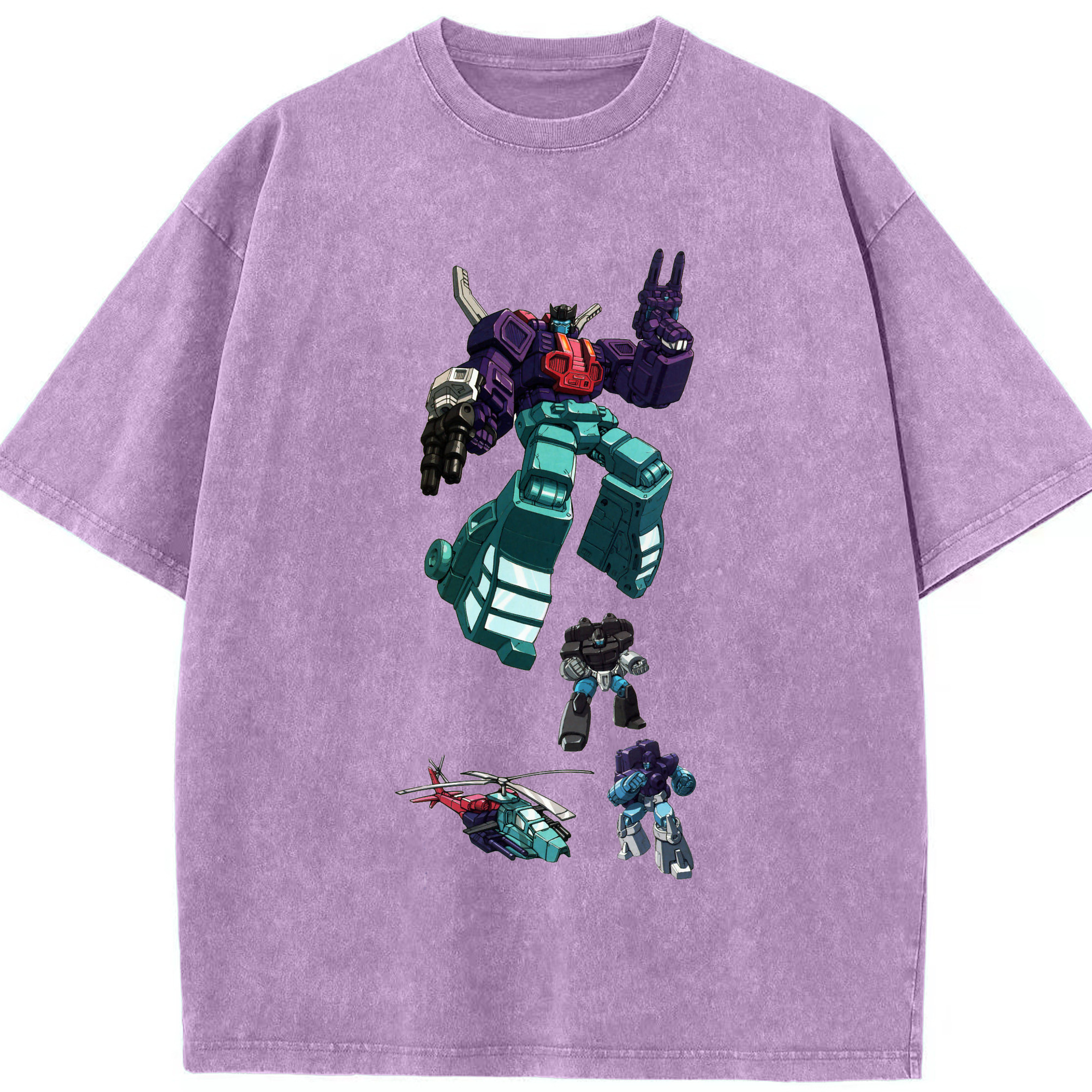 （画像用）  綿100% ヴィンテージ風 半袖Tシャツ（フロントプリント）