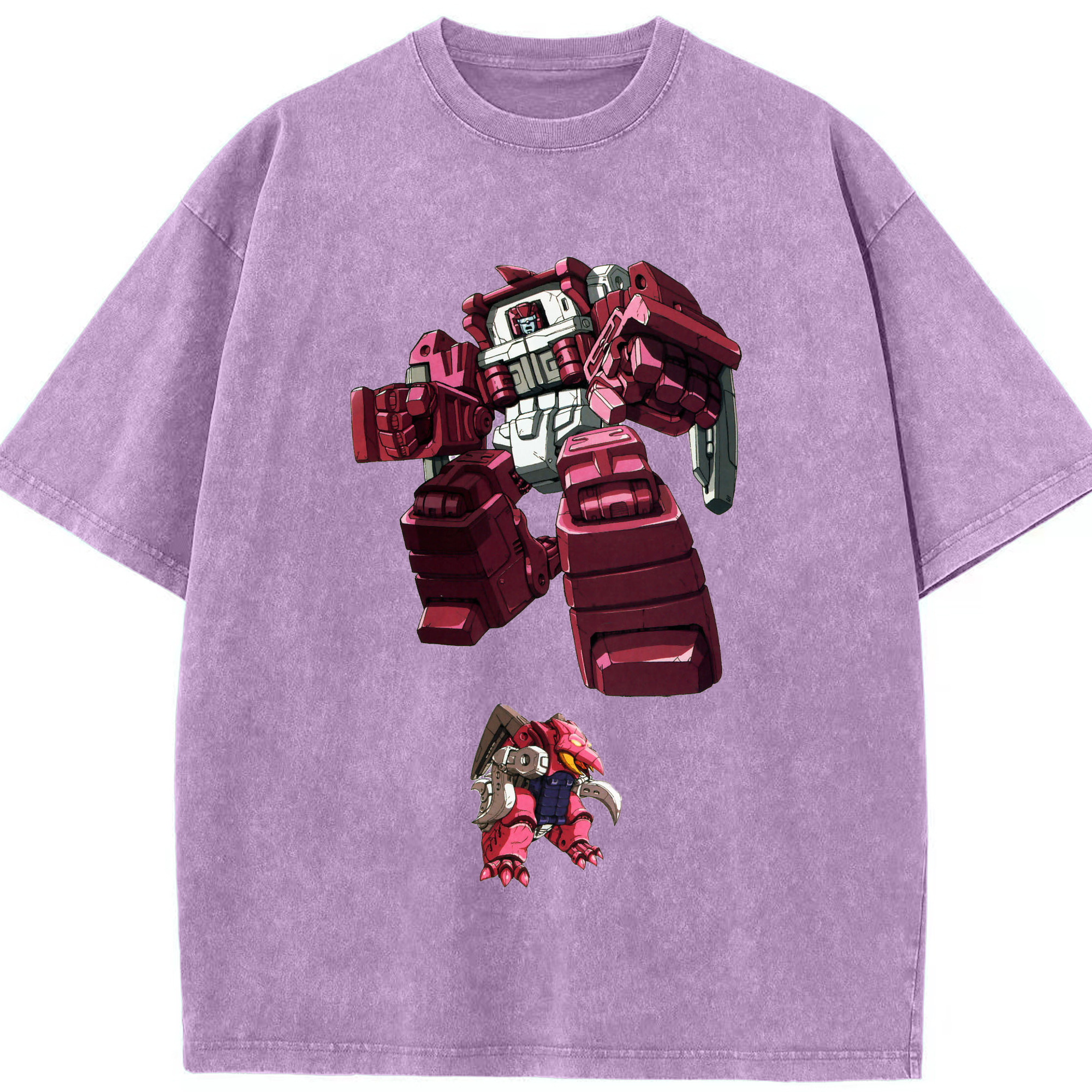 （画像用）  綿100% ヴィンテージ風 半袖Tシャツ（フロントプリント）