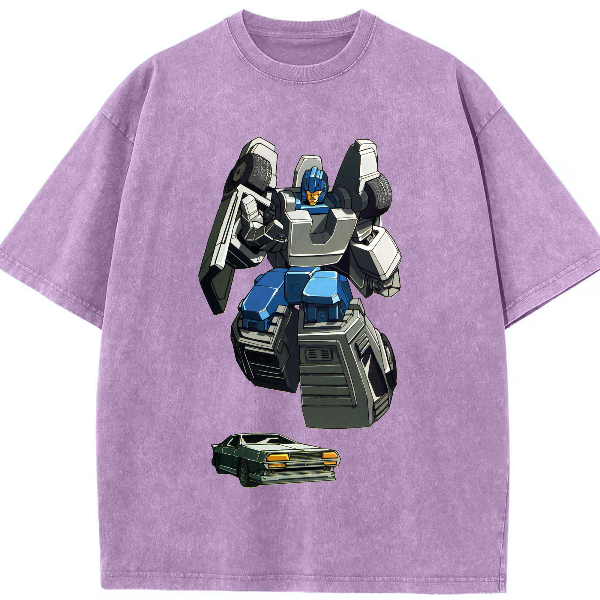 （画像用）  綿100% ヴィンテージ風 半袖Tシャツ（フロントプリント）