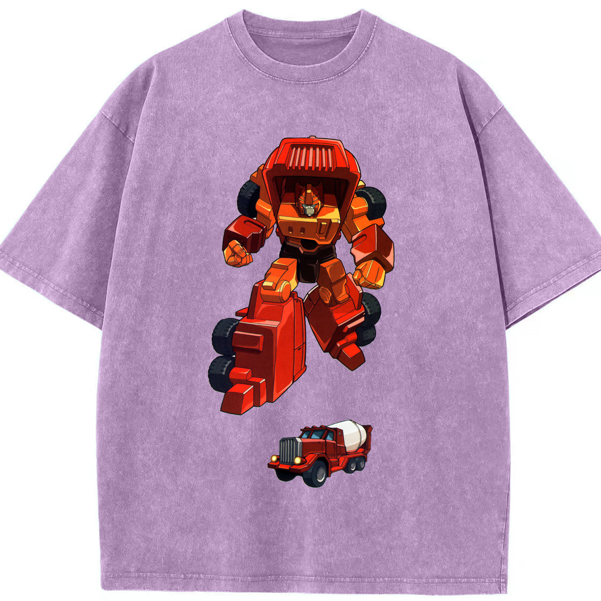 （画像用）  綿100% ヴィンテージ風 半袖Tシャツ（フロントプリント）