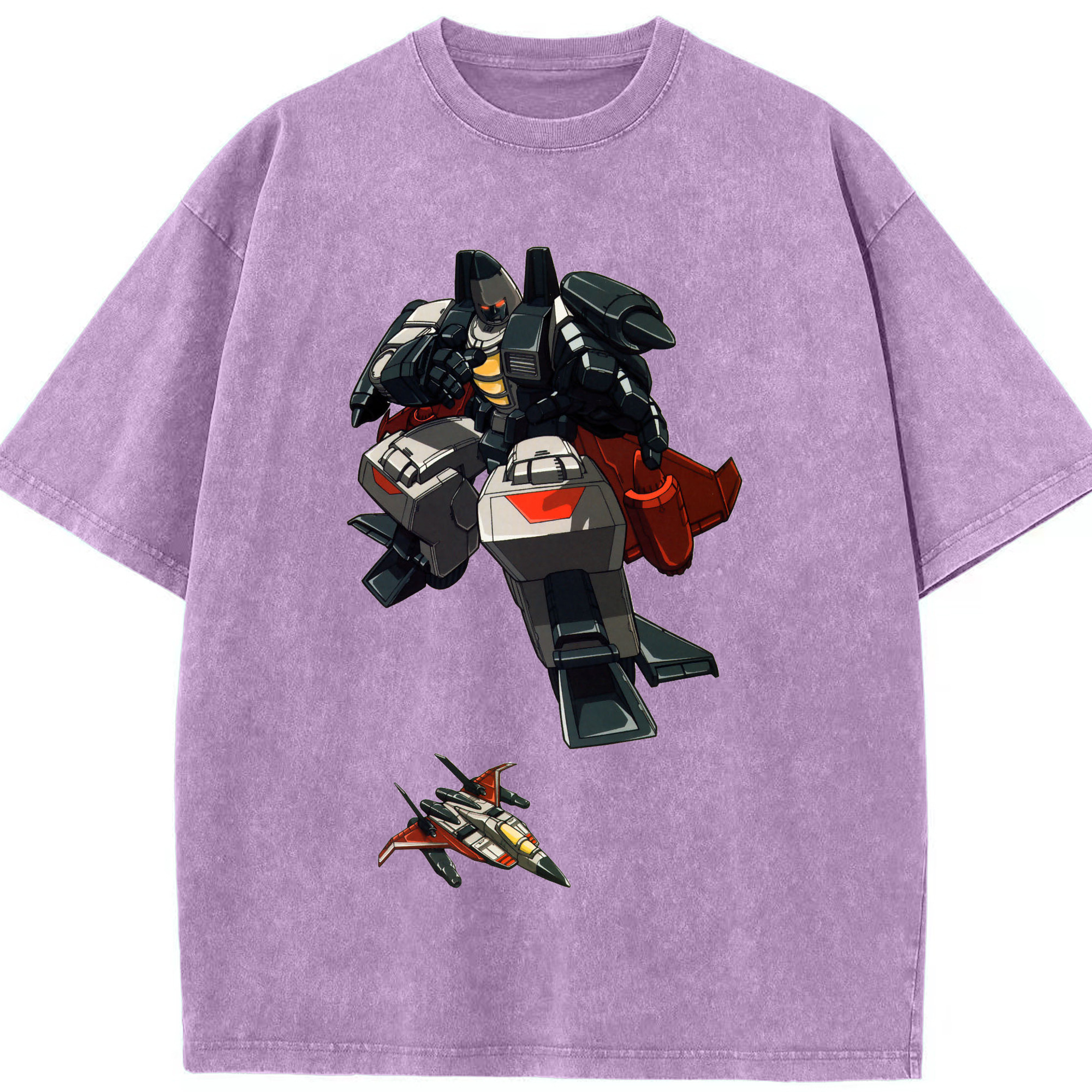 （画像用）  綿100% ヴィンテージ風 半袖Tシャツ（フロントプリント）