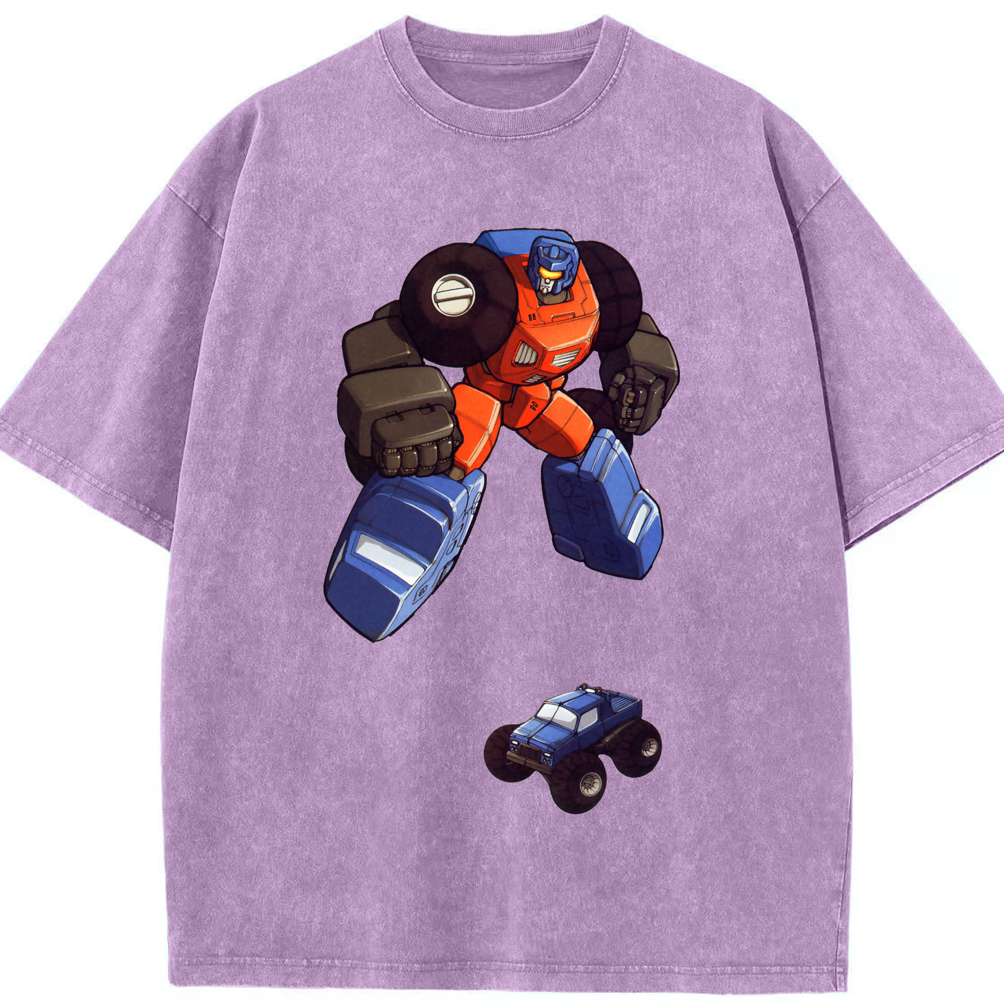 （画像用）  綿100% ヴィンテージ風 半袖Tシャツ（フロントプリント）