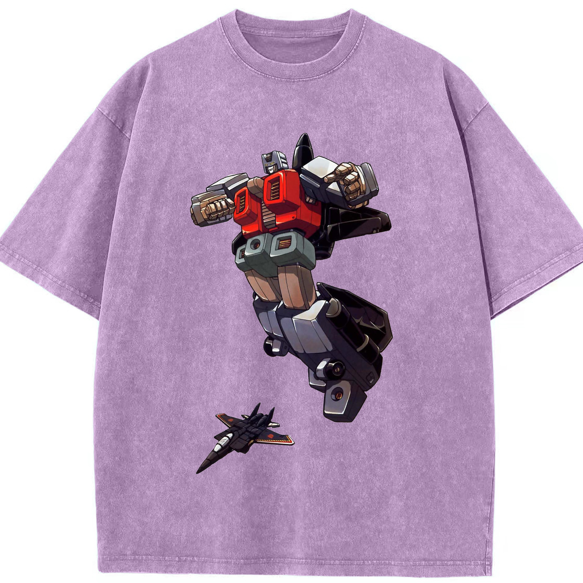 （画像用）  綿100% ヴィンテージ風 半袖Tシャツ（フロントプリント）