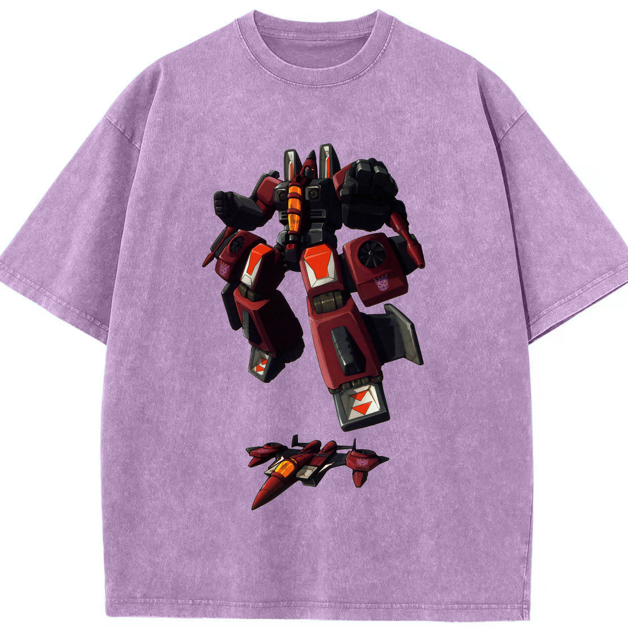 （画像用）  綿100% ヴィンテージ風 半袖Tシャツ（フロントプリント）
