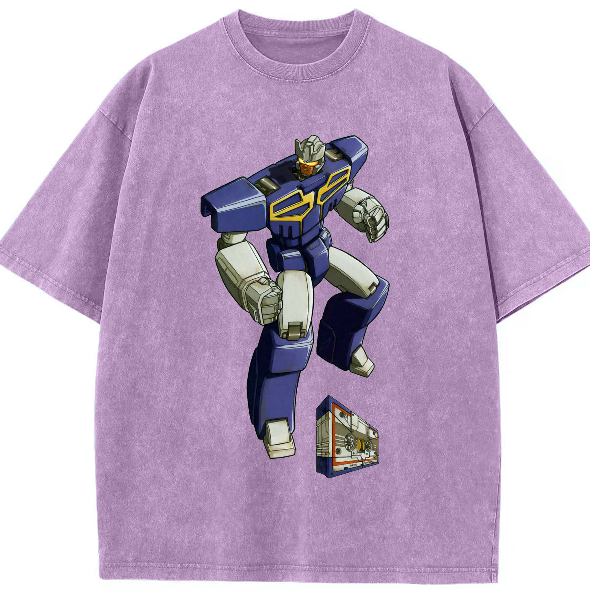 （画像用）  綿100% ヴィンテージ風 半袖Tシャツ（フロントプリント）