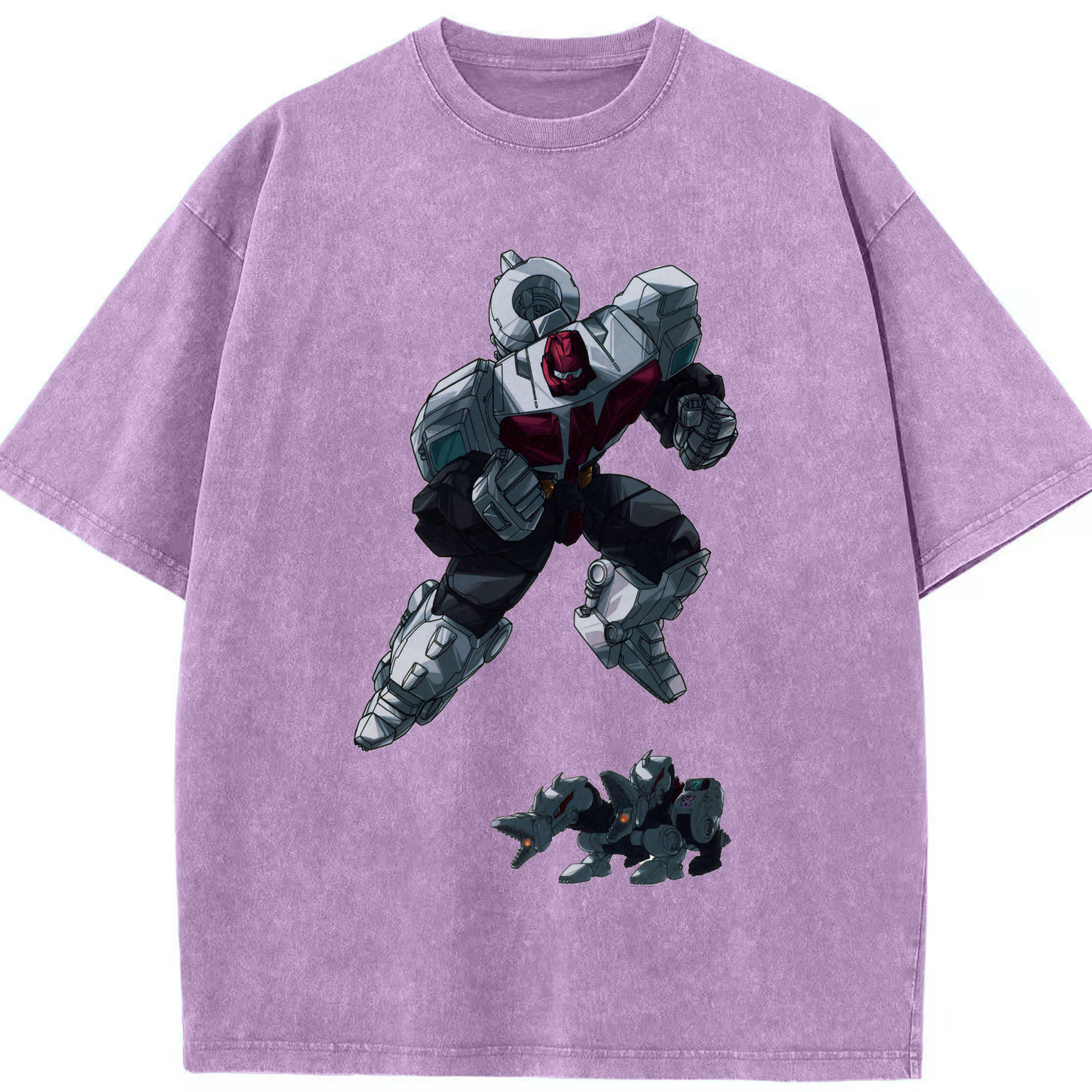 （画像用）  綿100% ヴィンテージ風 半袖Tシャツ（フロントプリント）