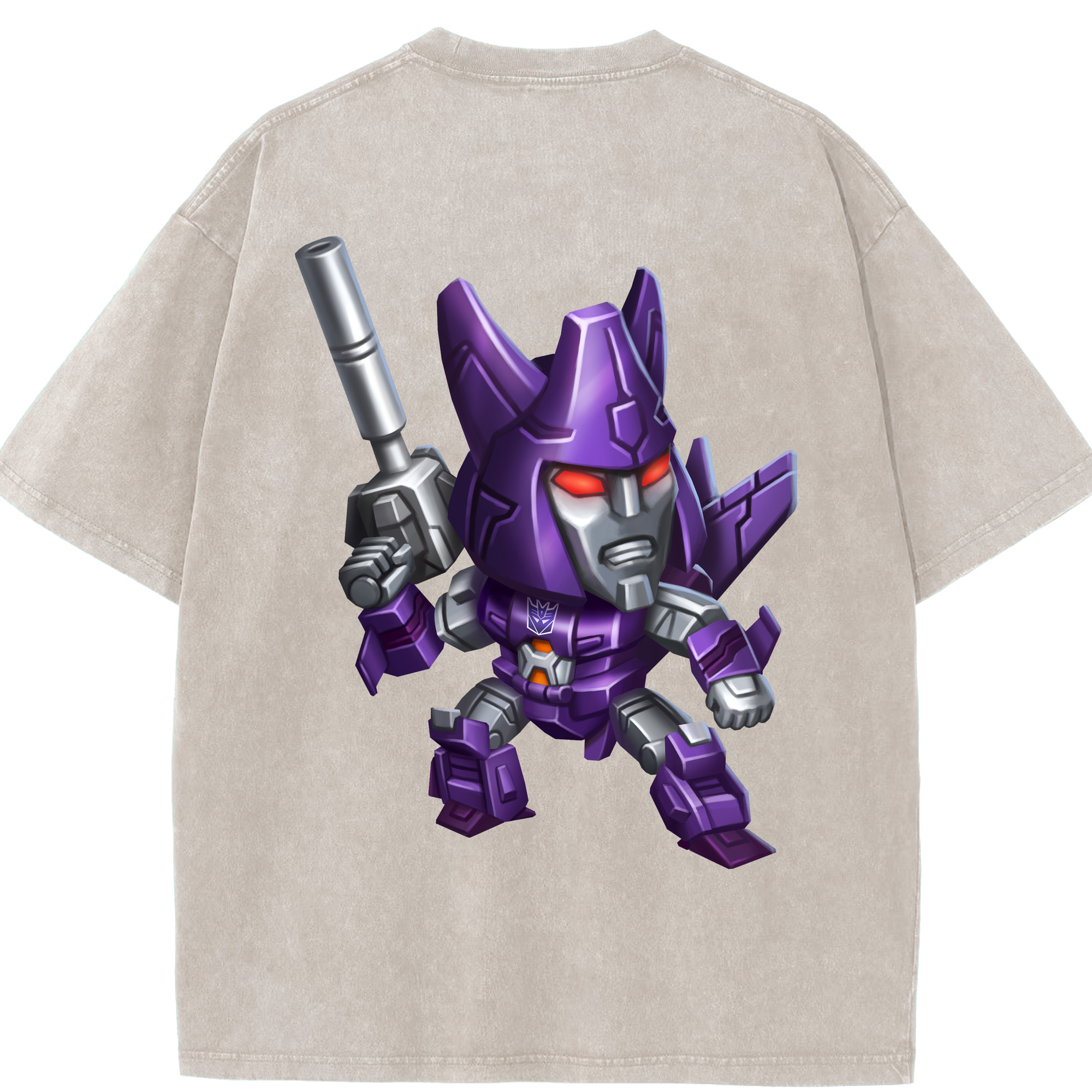 （画像用）  綿100% ヴィンテージ風 半袖Tシャツ（背面プリント）