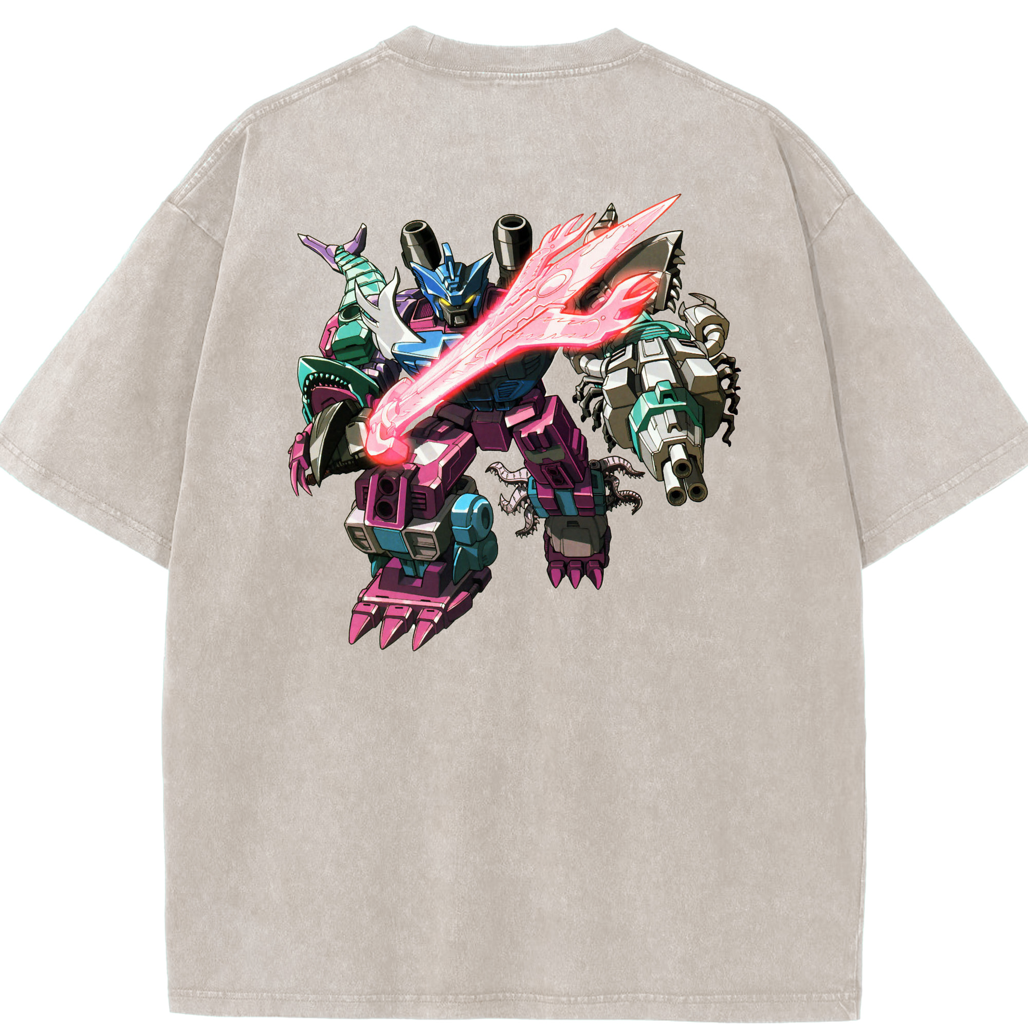 （画像用）  綿100% ヴィンテージ風 半袖Tシャツ（背面プリント）