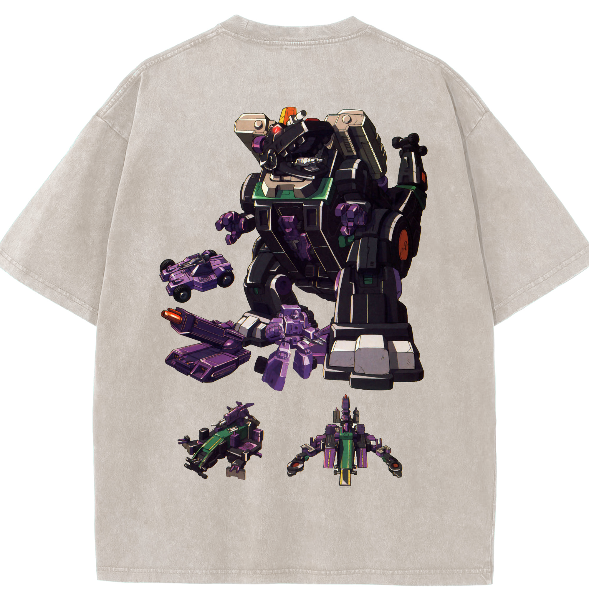 （画像用）  綿100% ヴィンテージ風 半袖Tシャツ（背面プリント）