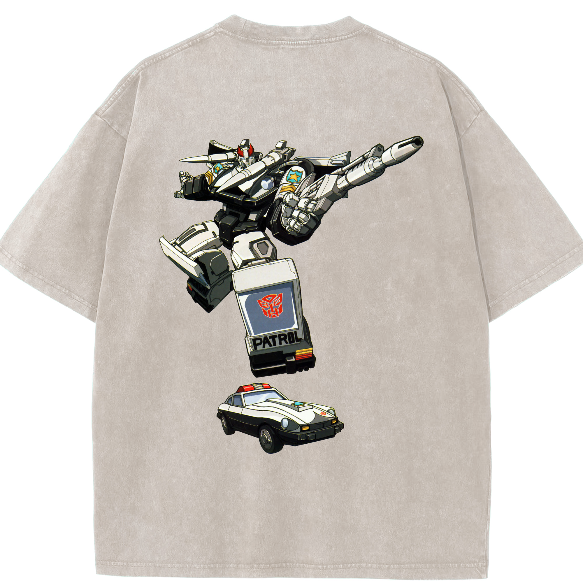 （画像用）  綿100% ヴィンテージ風 半袖Tシャツ（背面プリント）