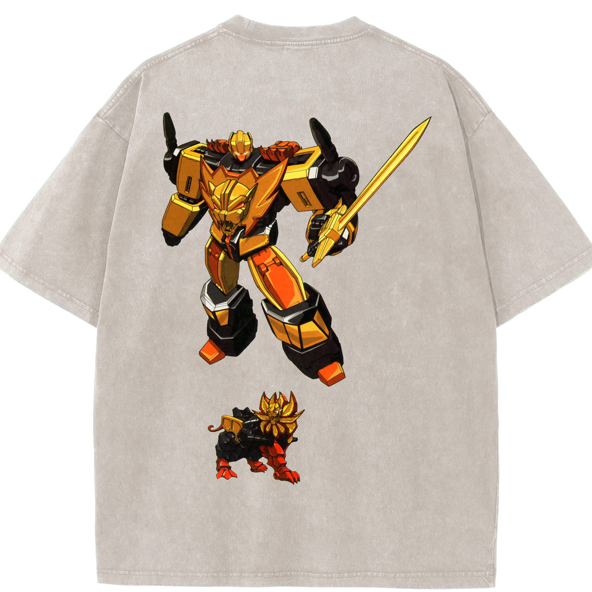 （画像用）  綿100% ヴィンテージ風 半袖Tシャツ（背面プリント）