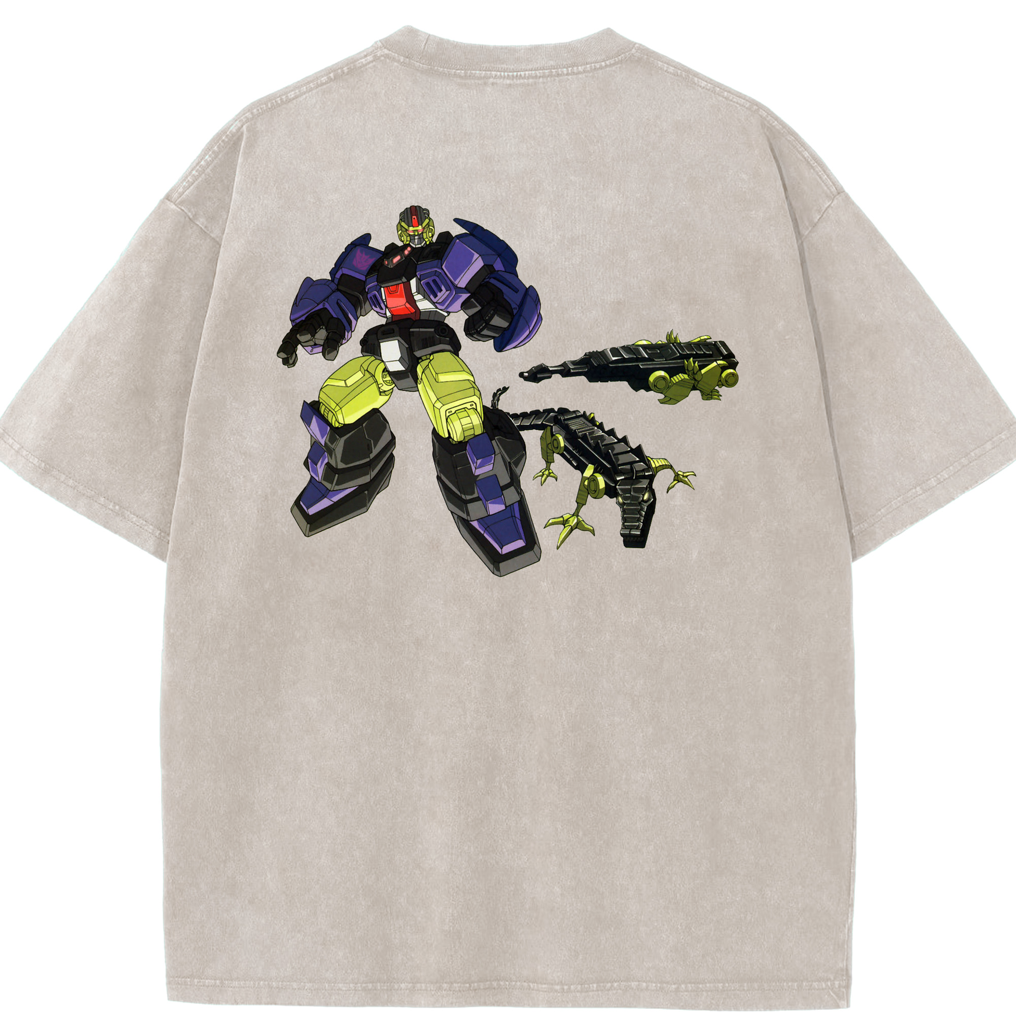 （画像用）  綿100% ヴィンテージ風 半袖Tシャツ（背面プリント）