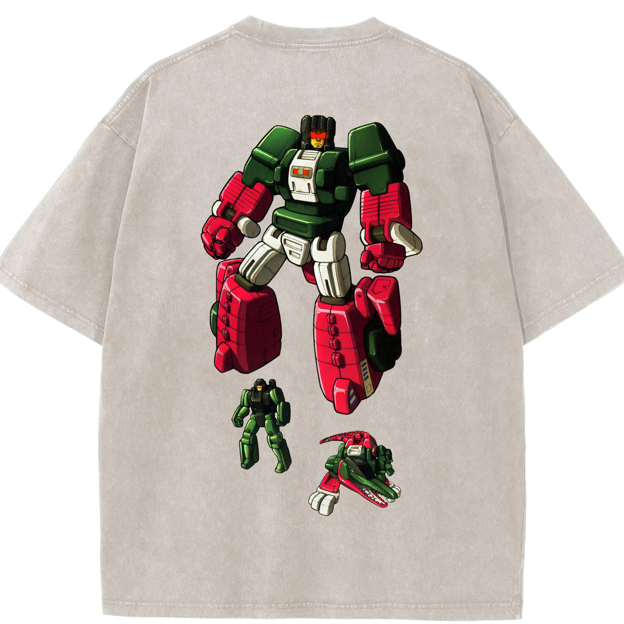 （画像用）  綿100% ヴィンテージ風 半袖Tシャツ（背面プリント）