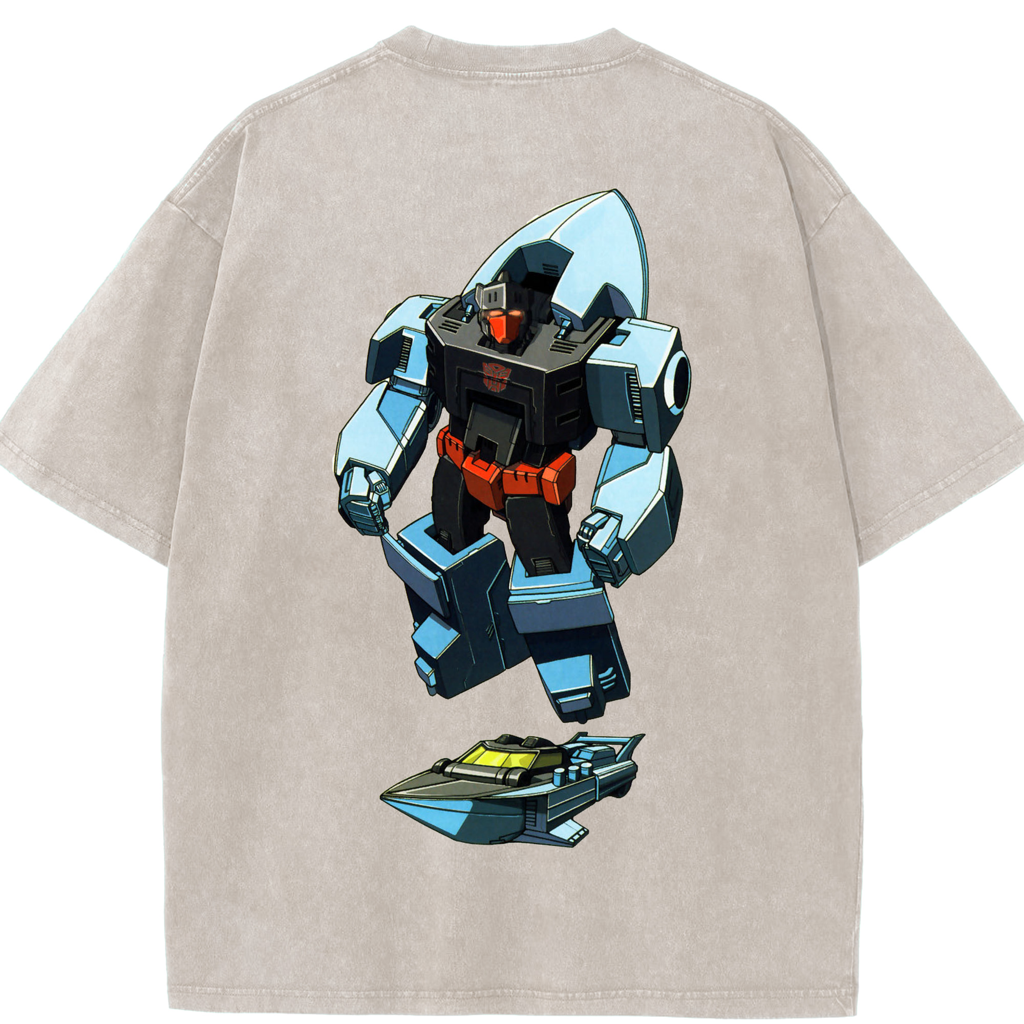 （画像用）  綿100% ヴィンテージ風 半袖Tシャツ（背面プリント）