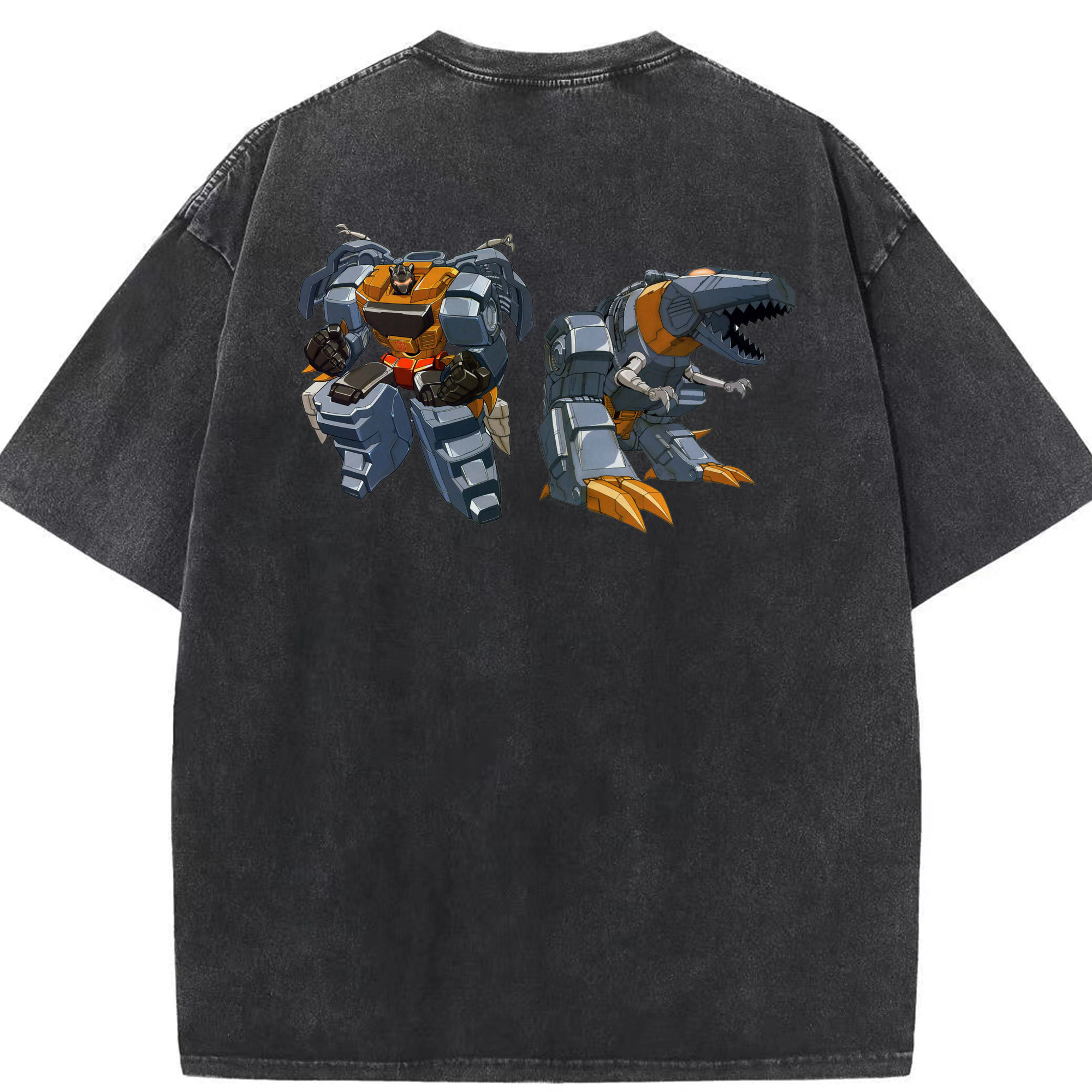 （画像用）  綿100% ヴィンテージ風 半袖Tシャツ（背面プリント）