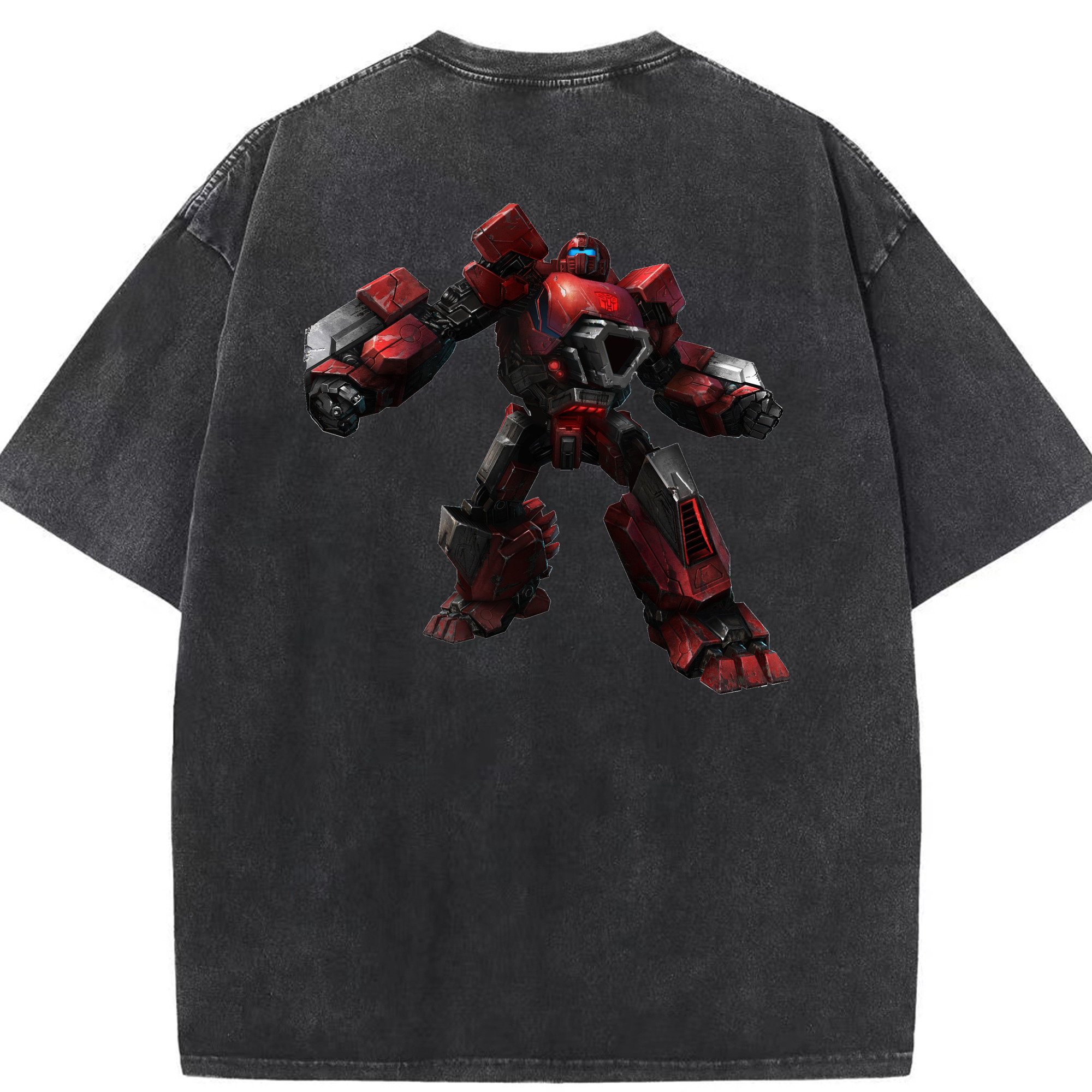 （画像用）  綿100% ヴィンテージ風 半袖Tシャツ（背面プリント）