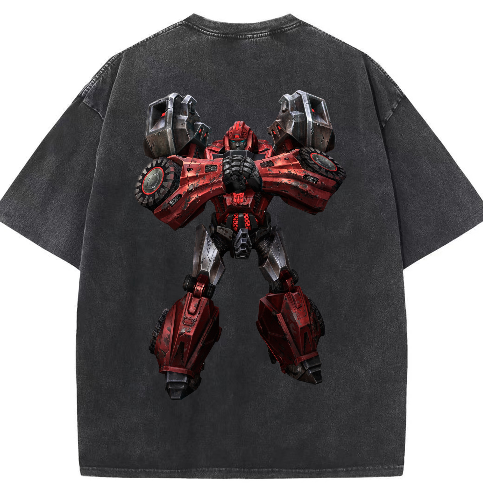（画像用）  綿100% ヴィンテージ風 半袖Tシャツ（背面プリント）