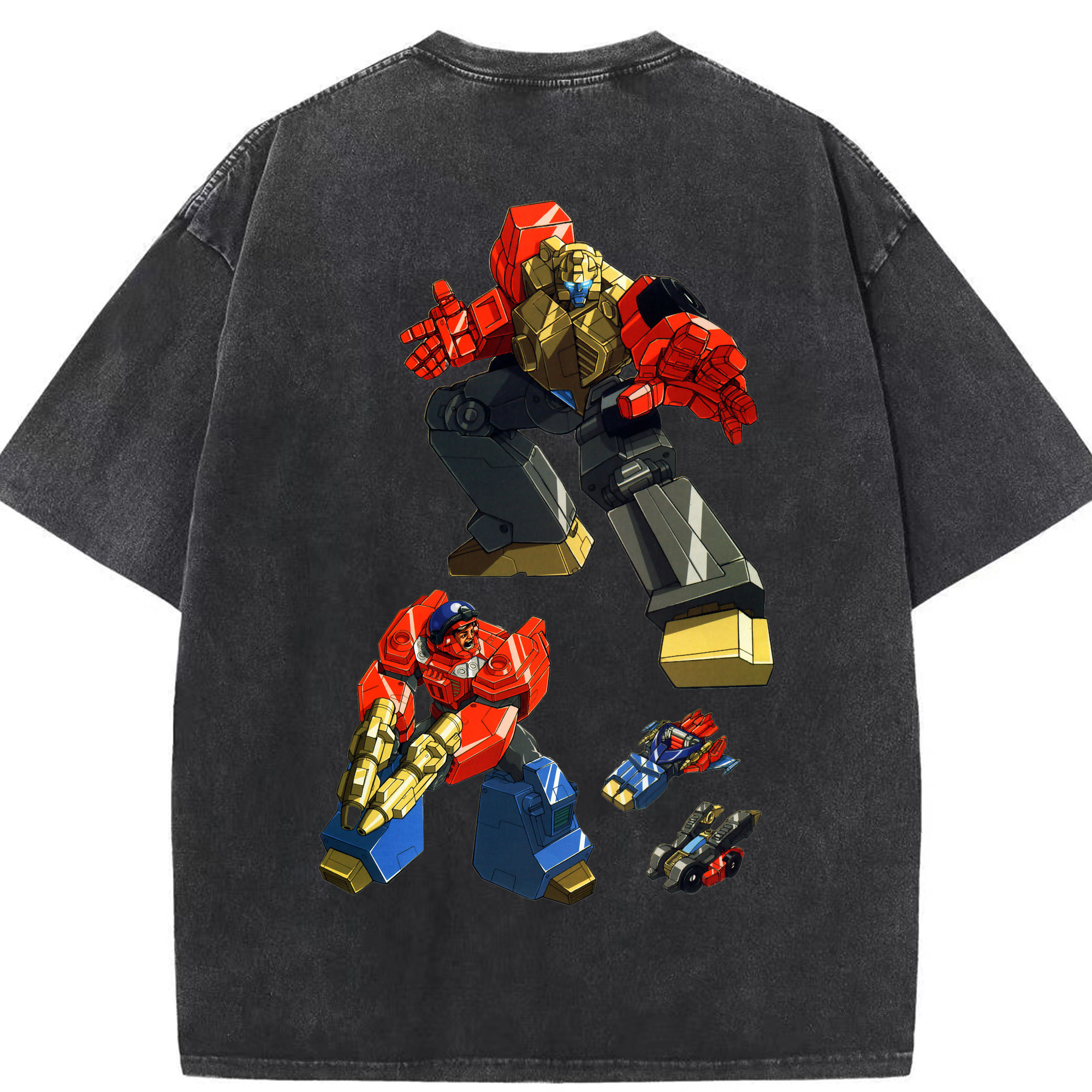 （画像用）  綿100% ヴィンテージ風 半袖Tシャツ（背面プリント）