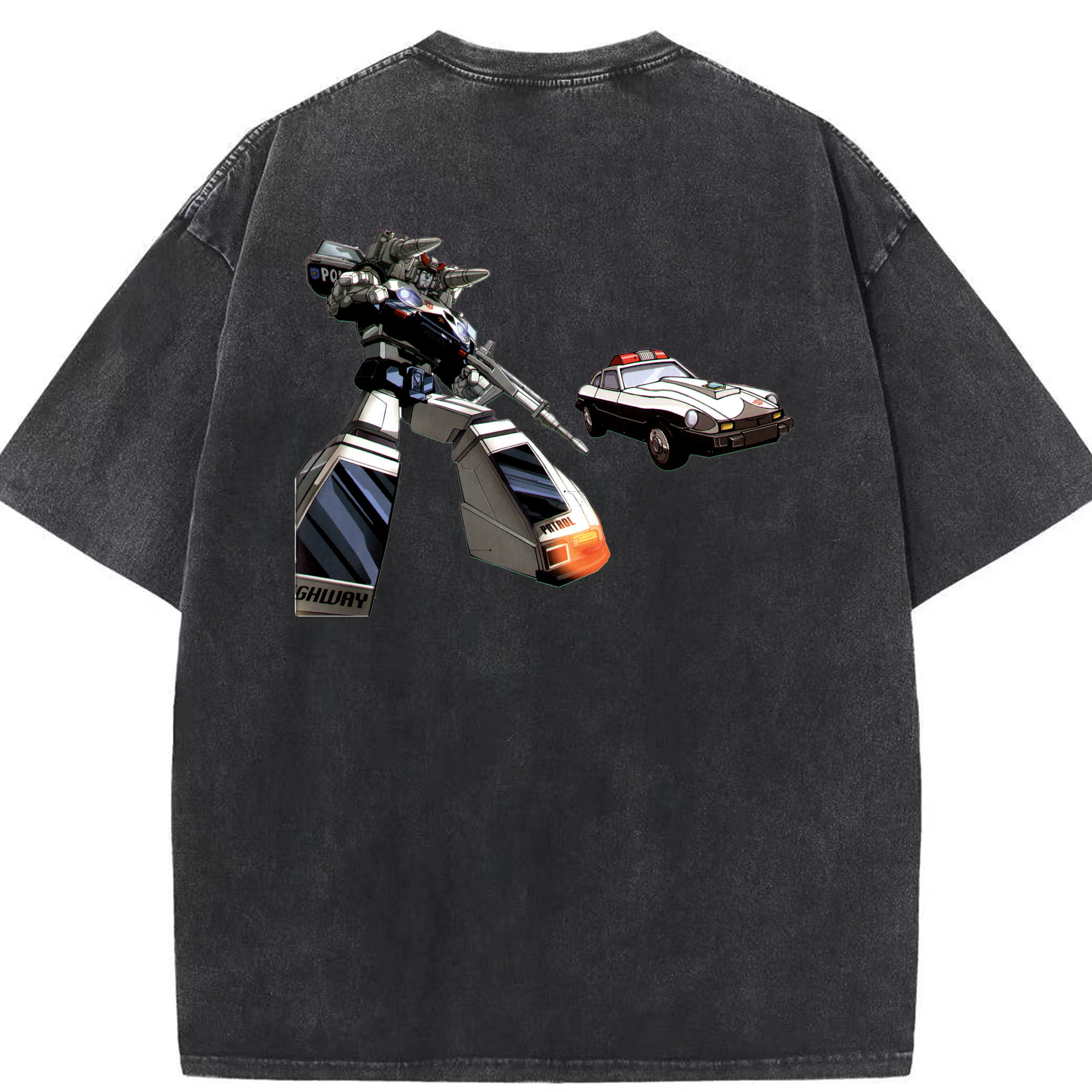 （画像用）  綿100% ヴィンテージ風 半袖Tシャツ（背面プリント）