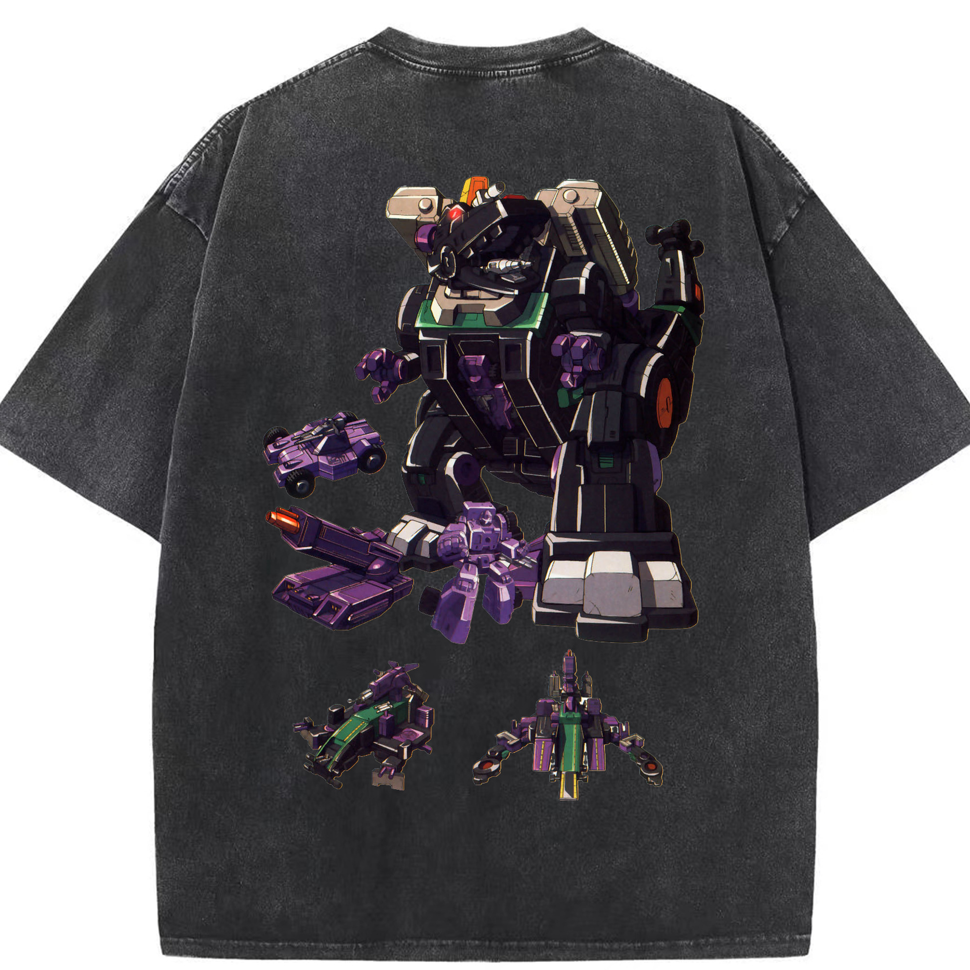 （画像用）  綿100% ヴィンテージ風 半袖Tシャツ（背面プリント）