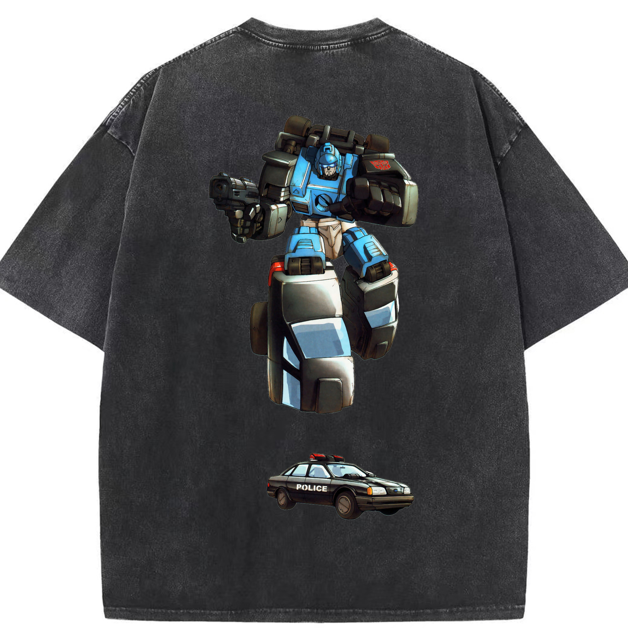 （画像用）  綿100% ヴィンテージ風 半袖Tシャツ（背面プリント）
