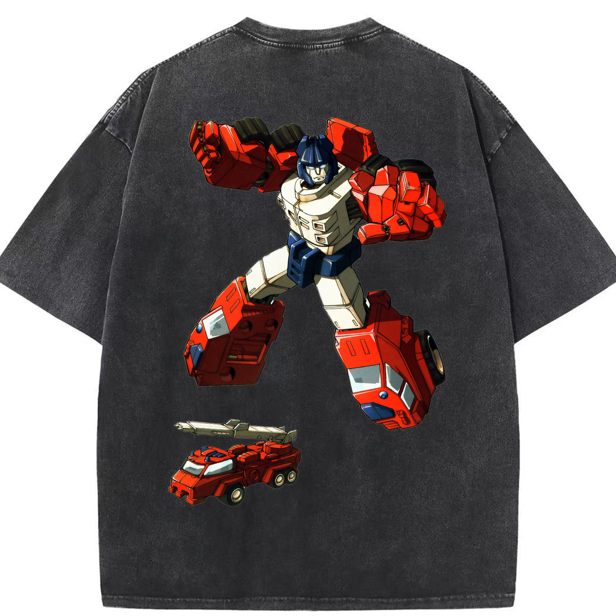 （画像用）  綿100% ヴィンテージ風 半袖Tシャツ（背面プリント）