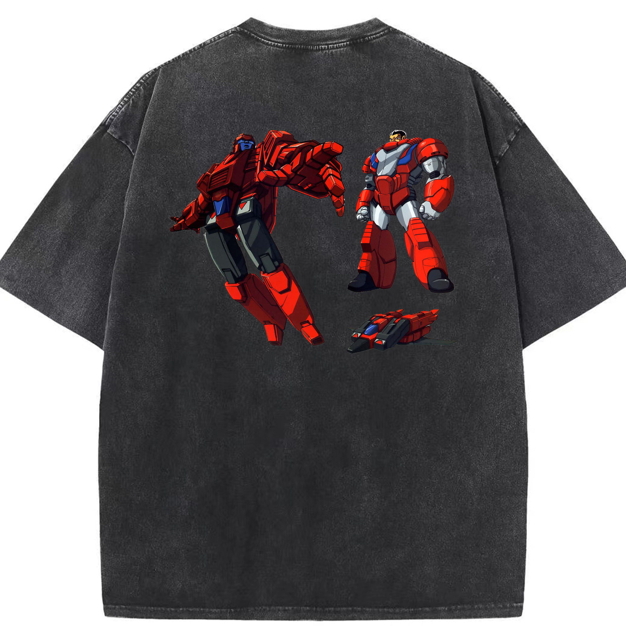 （画像用）  綿100% ヴィンテージ風 半袖Tシャツ（背面プリント）