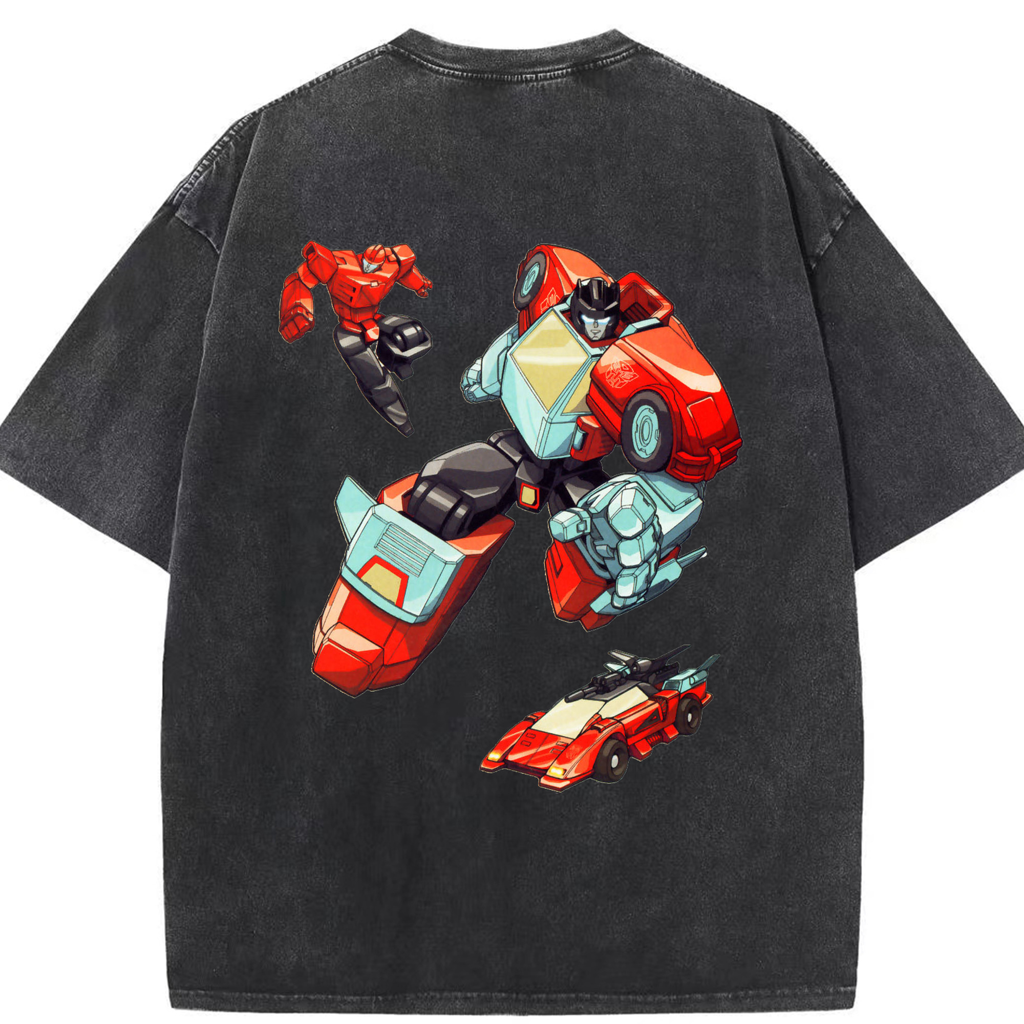 （画像用）  綿100% ヴィンテージ風 半袖Tシャツ（背面プリント）