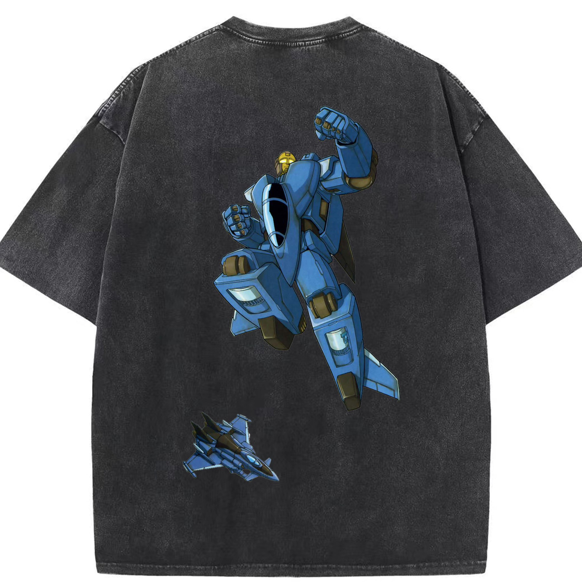 （画像用）  綿100% ヴィンテージ風 半袖Tシャツ（背面プリント）