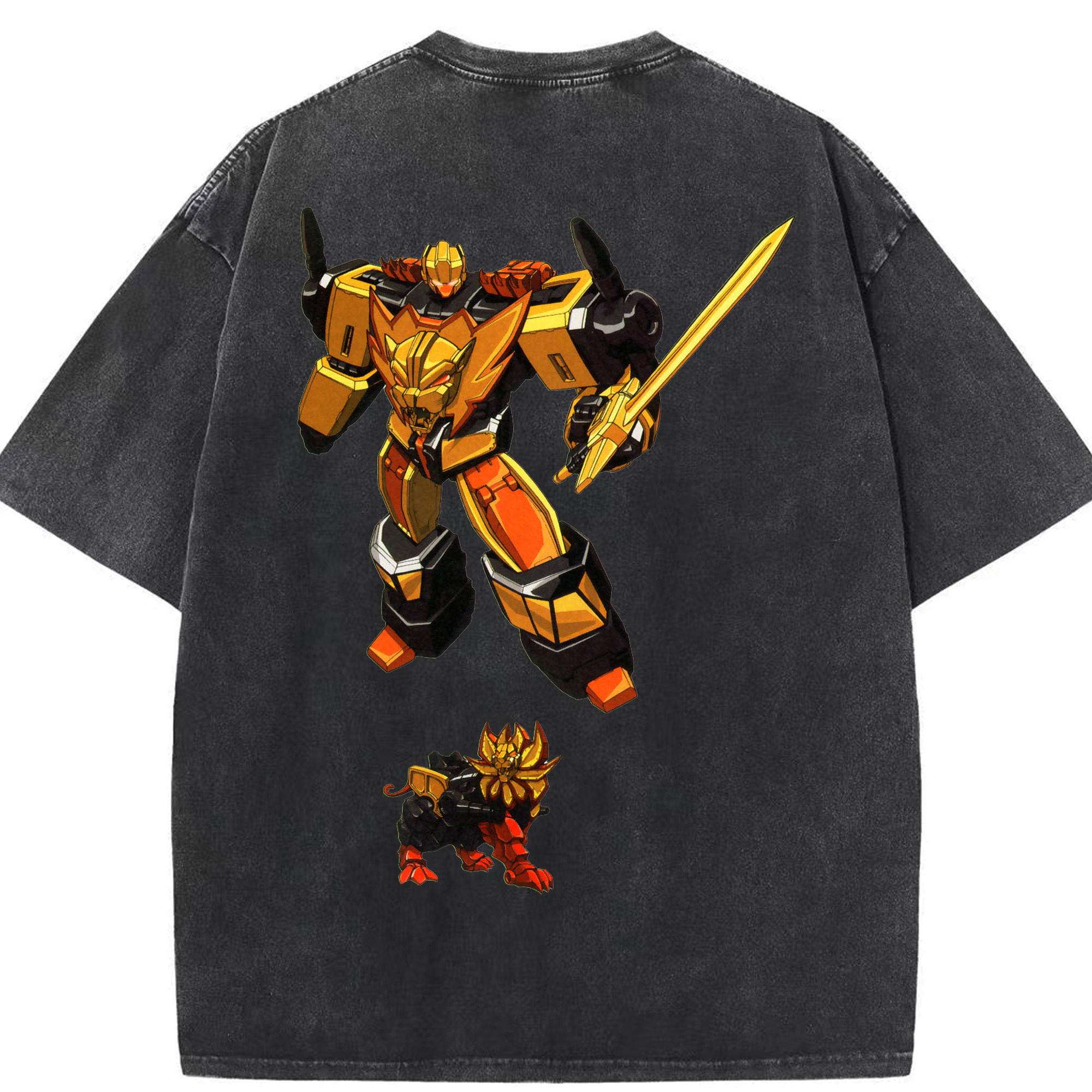（画像用）  綿100% ヴィンテージ風 半袖Tシャツ（背面プリント）