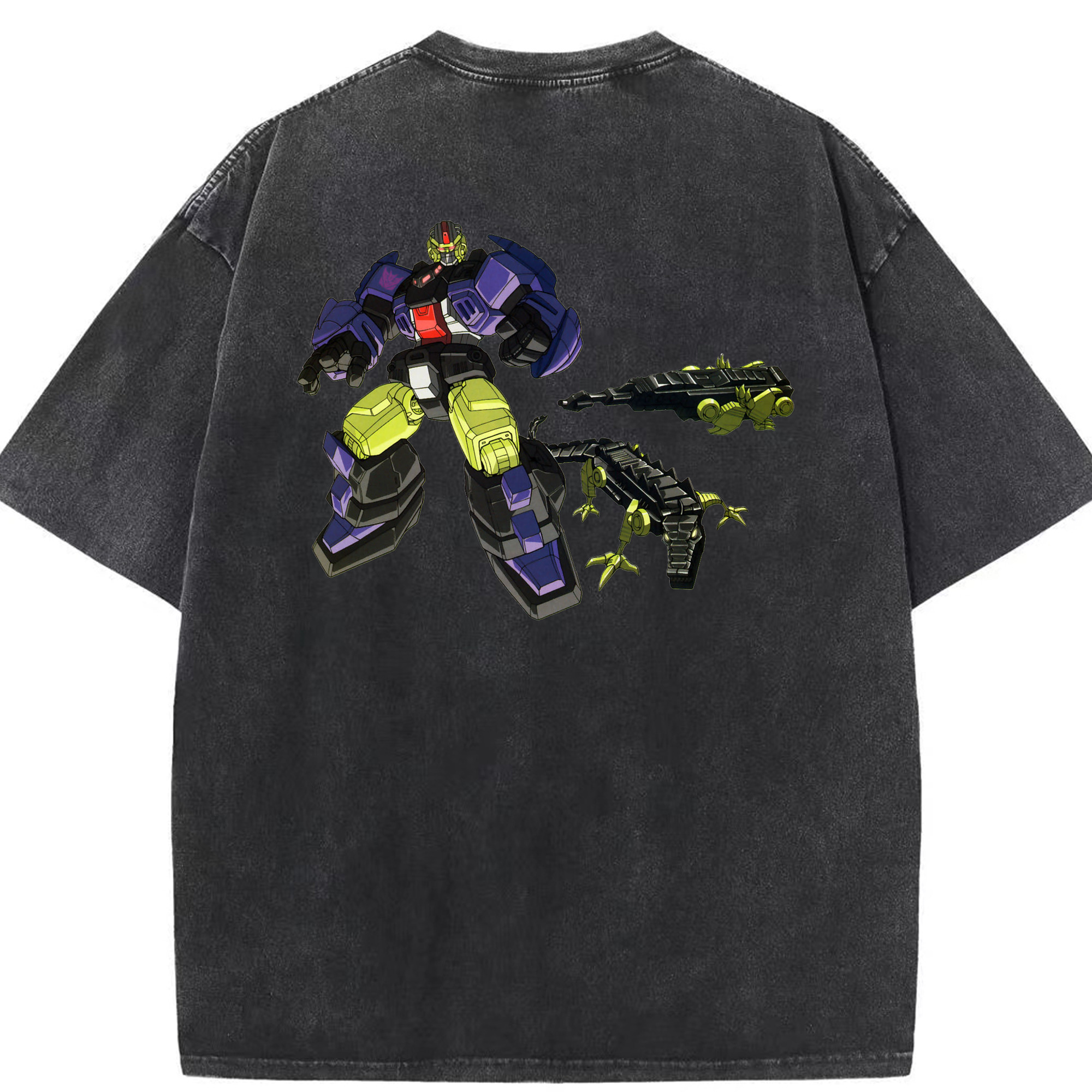 （画像用）  綿100% ヴィンテージ風 半袖Tシャツ（背面プリント）