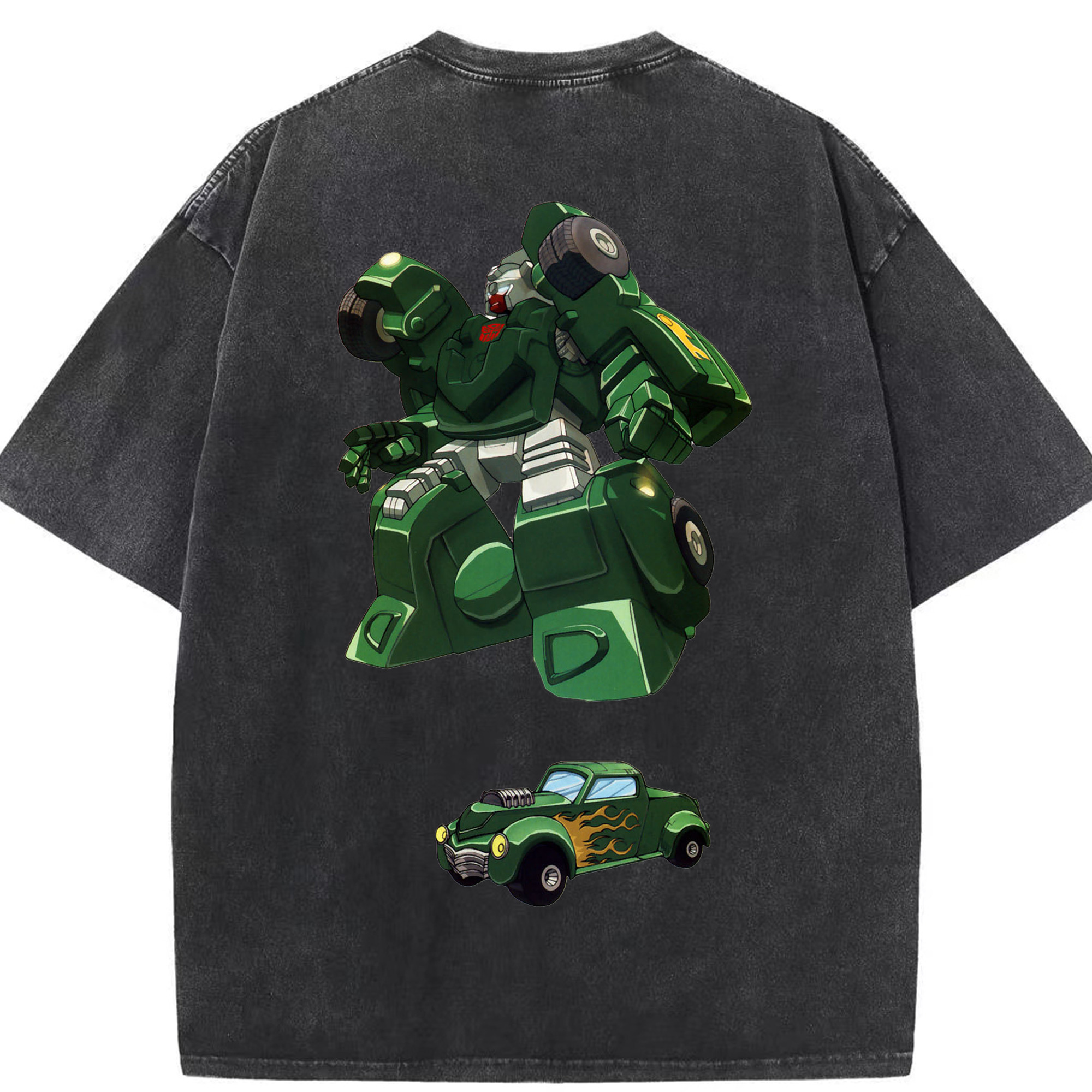 （画像用）  綿100% ヴィンテージ風 半袖Tシャツ（背面プリント）