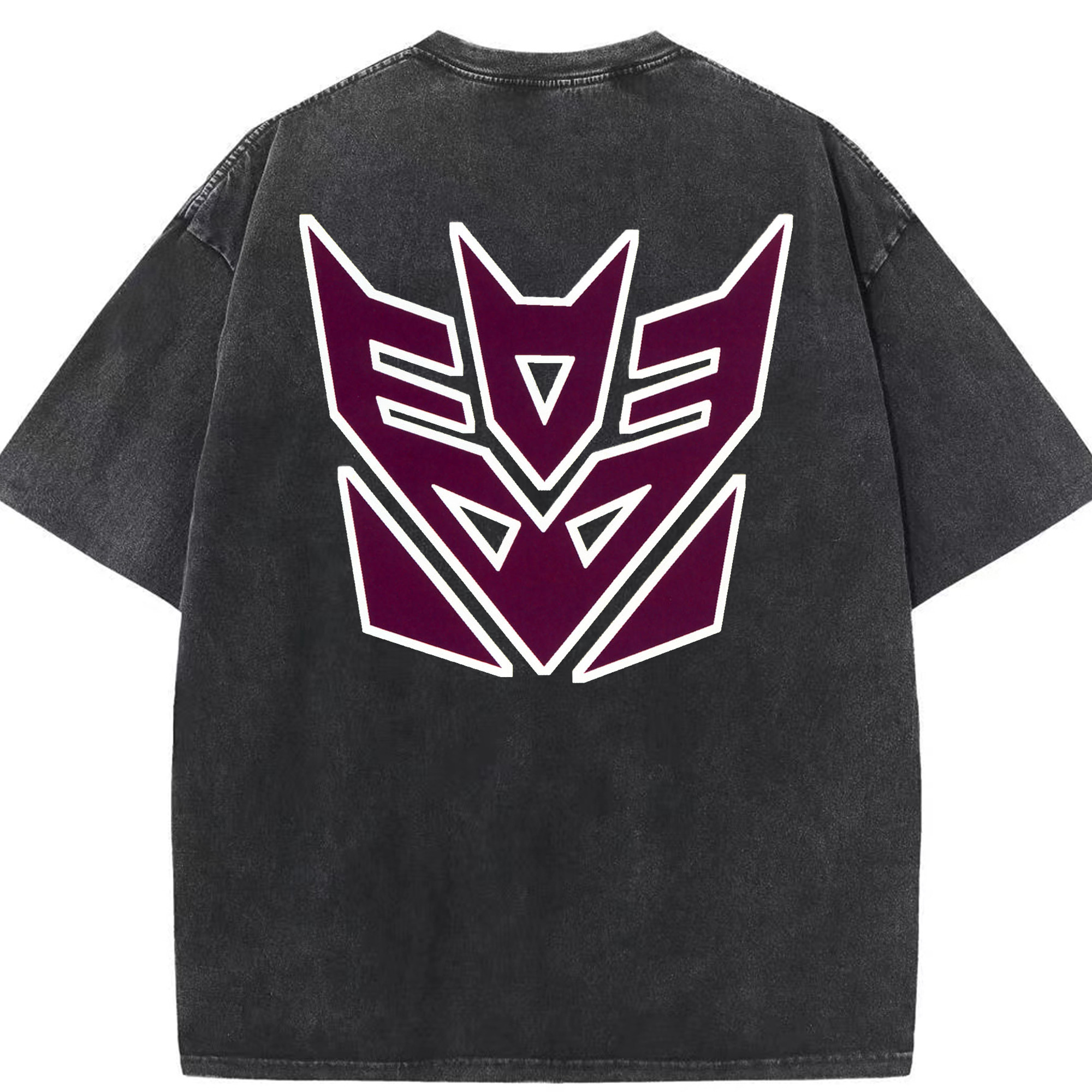 （画像用）  綿100% ヴィンテージ風 半袖Tシャツ（背面プリント）