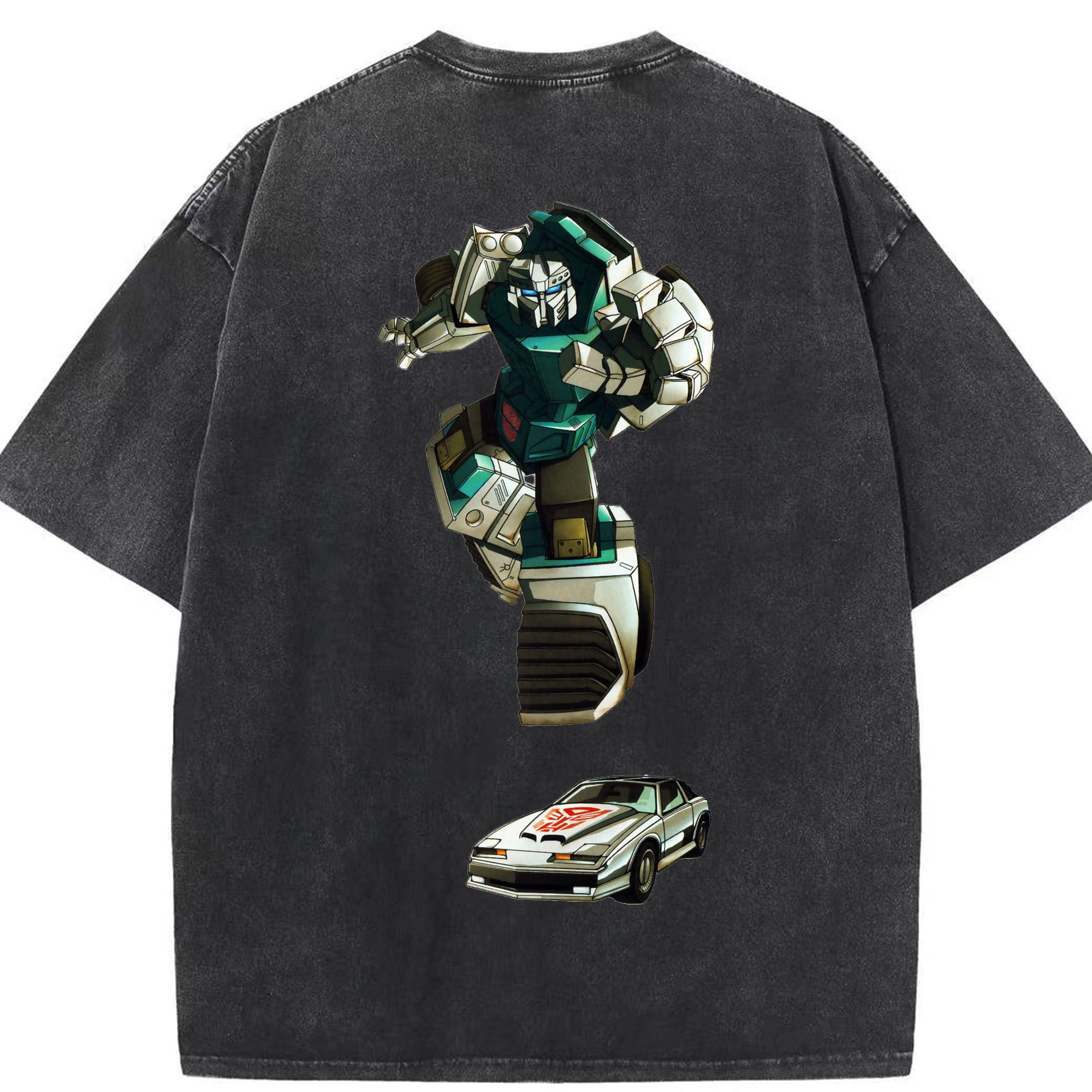 （画像用）  綿100% ヴィンテージ風 半袖Tシャツ（背面プリント）