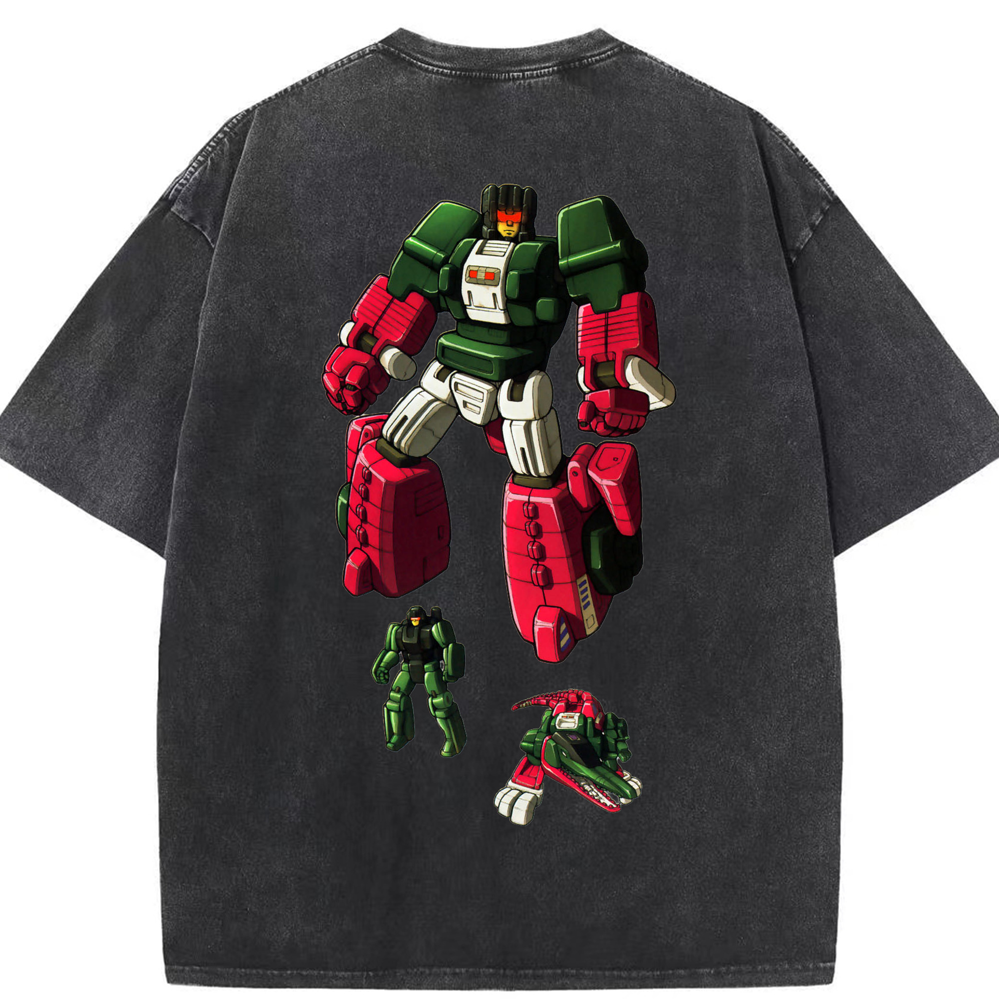 （画像用）  綿100% ヴィンテージ風 半袖Tシャツ（背面プリント）