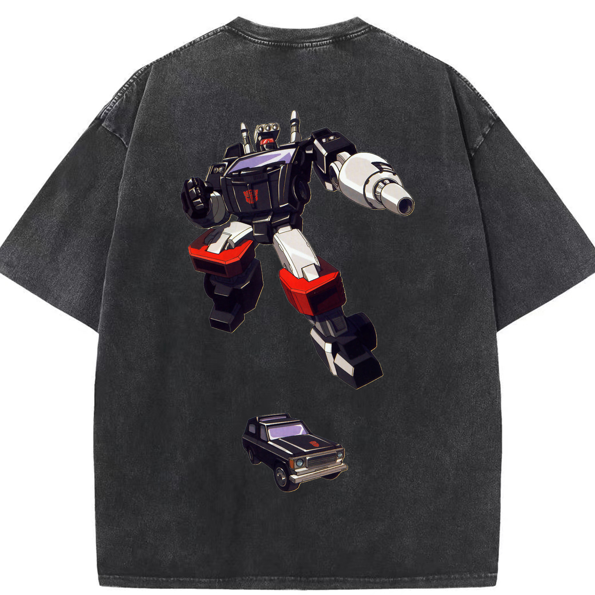 （画像用）  綿100% ヴィンテージ風 半袖Tシャツ（背面プリント）