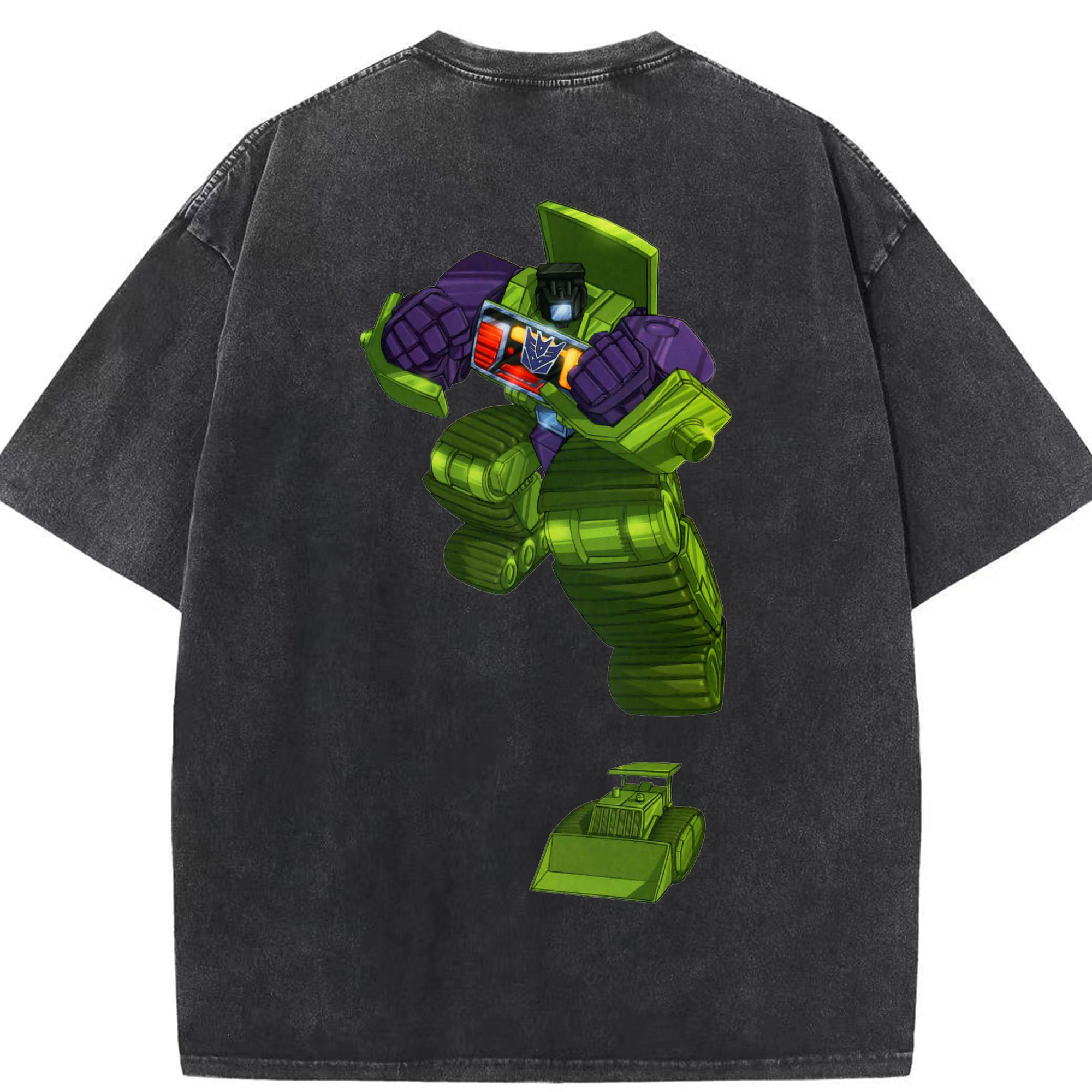 （画像用）  綿100% ヴィンテージ風 半袖Tシャツ（背面プリント）