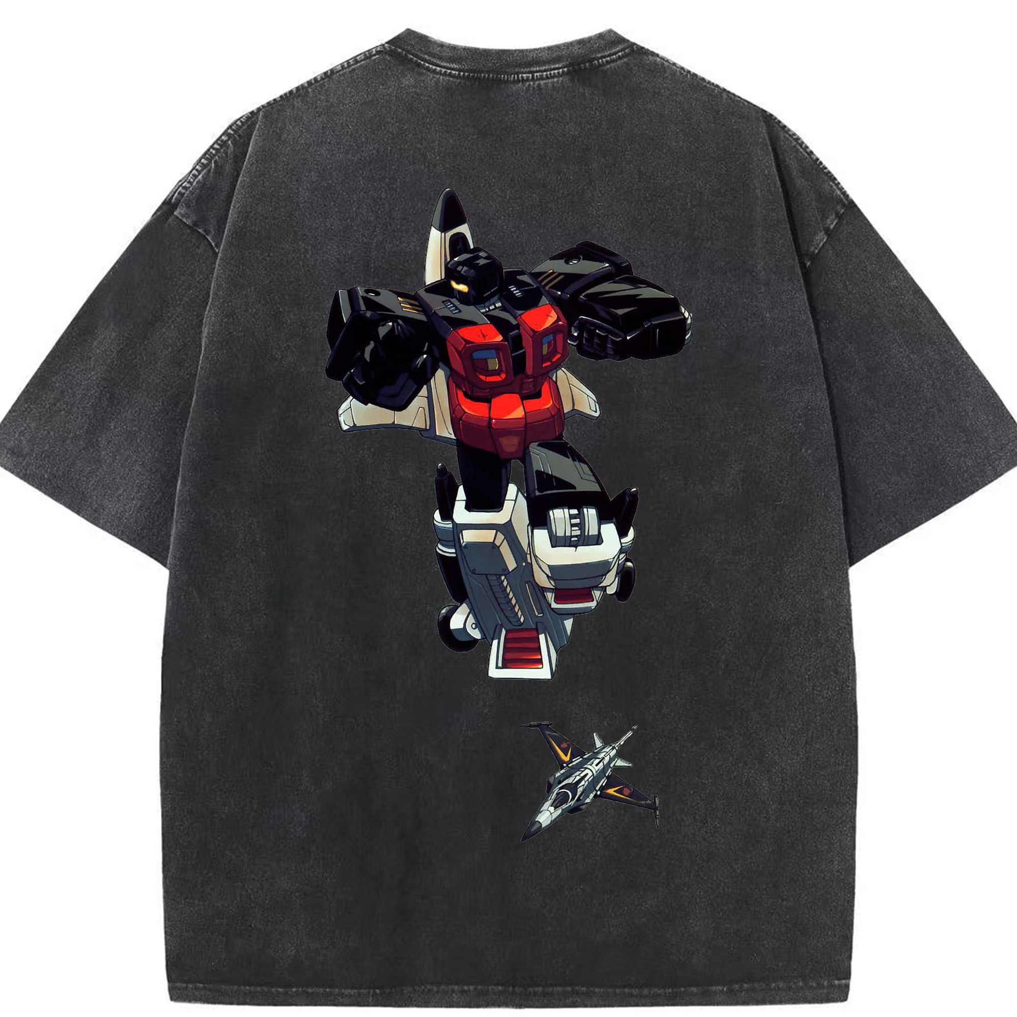 （画像用）  綿100% ヴィンテージ風 半袖Tシャツ（背面プリント）