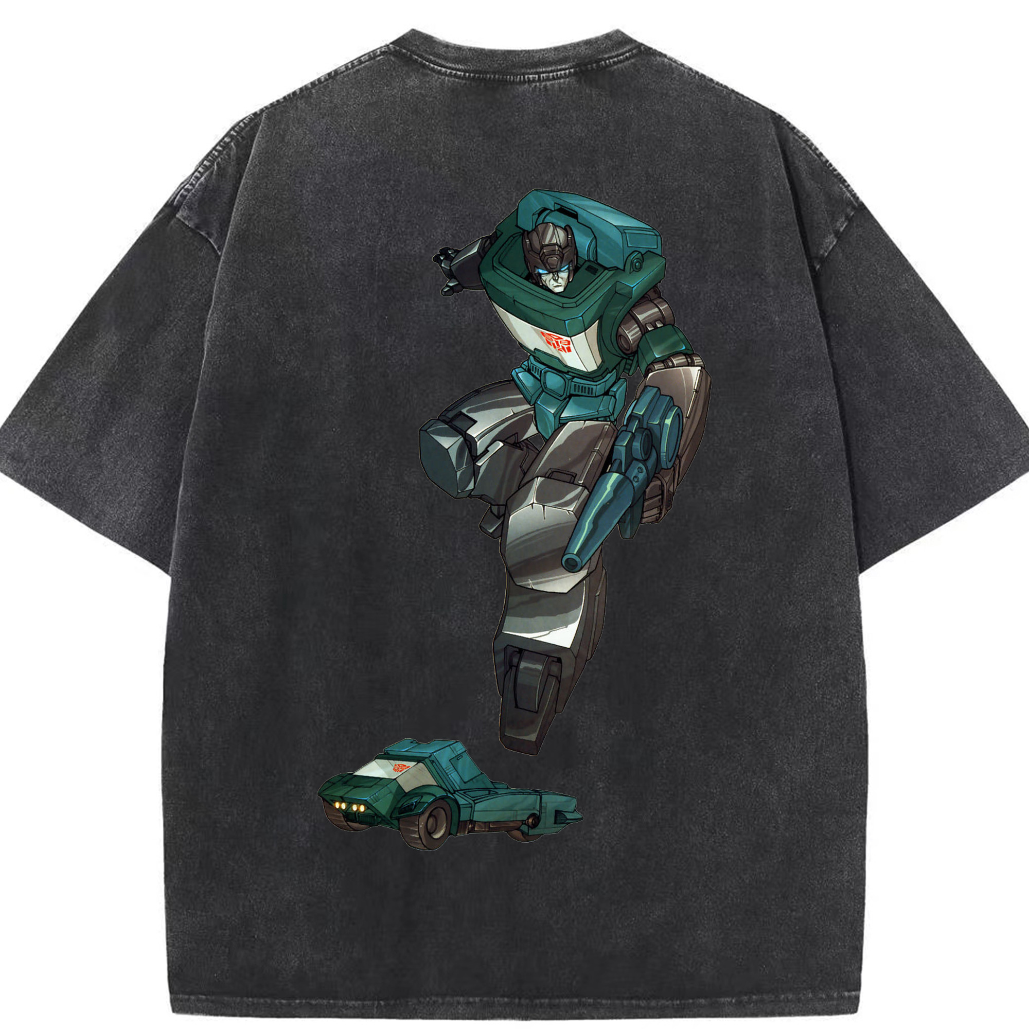 （画像用）  綿100% ヴィンテージ風 半袖Tシャツ（背面プリント）