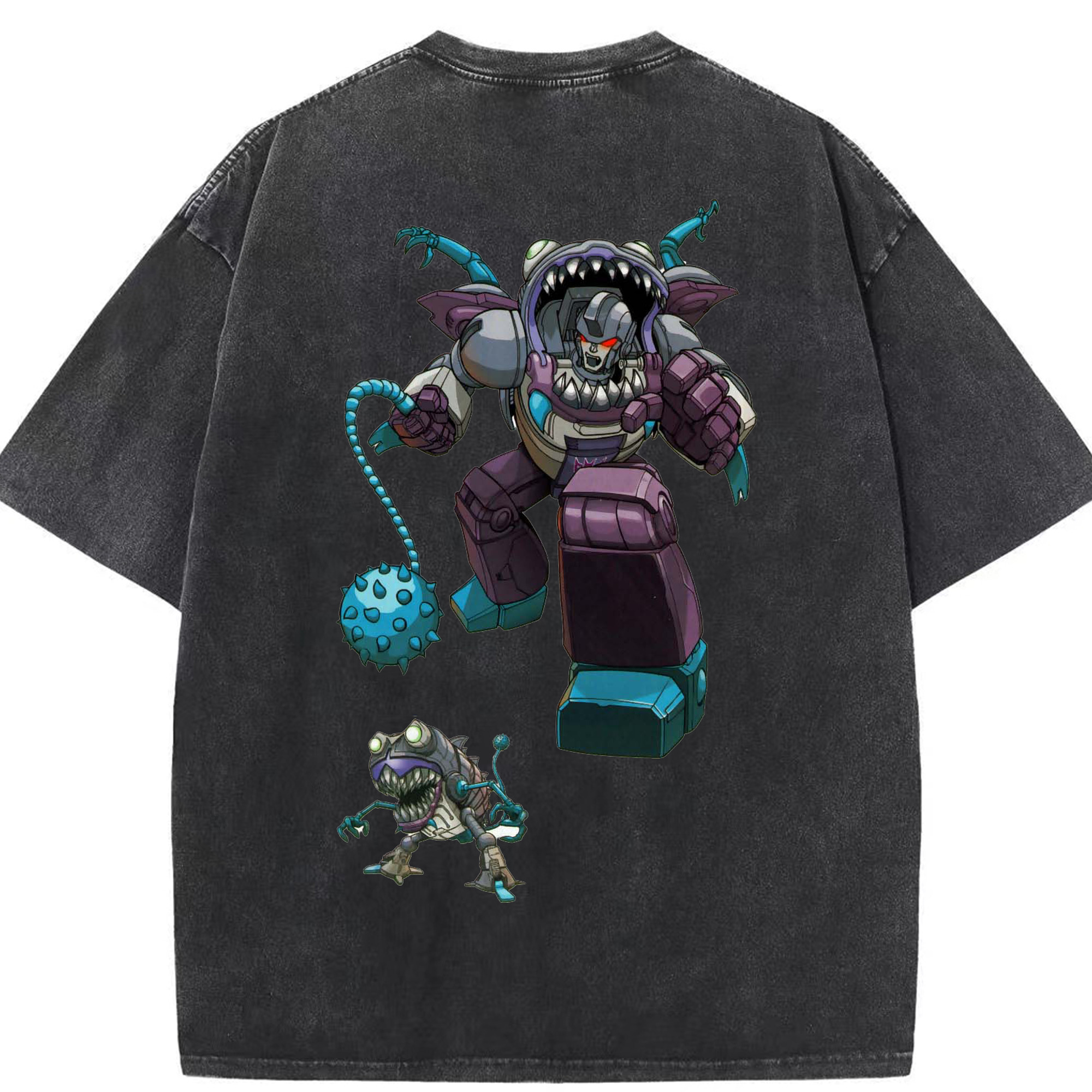 （画像用）  綿100% ヴィンテージ風 半袖Tシャツ（背面プリント）