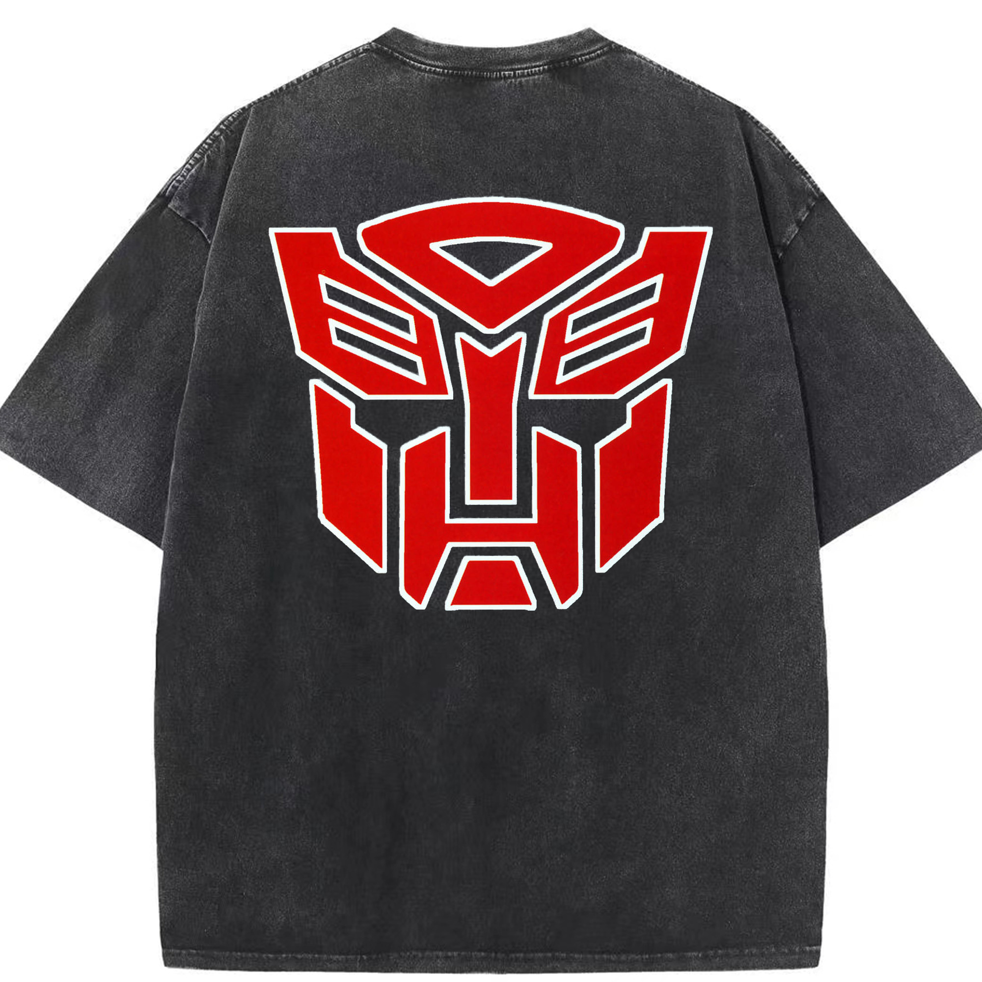 （画像用）  綿100% ヴィンテージ風 半袖Tシャツ（背面プリント）