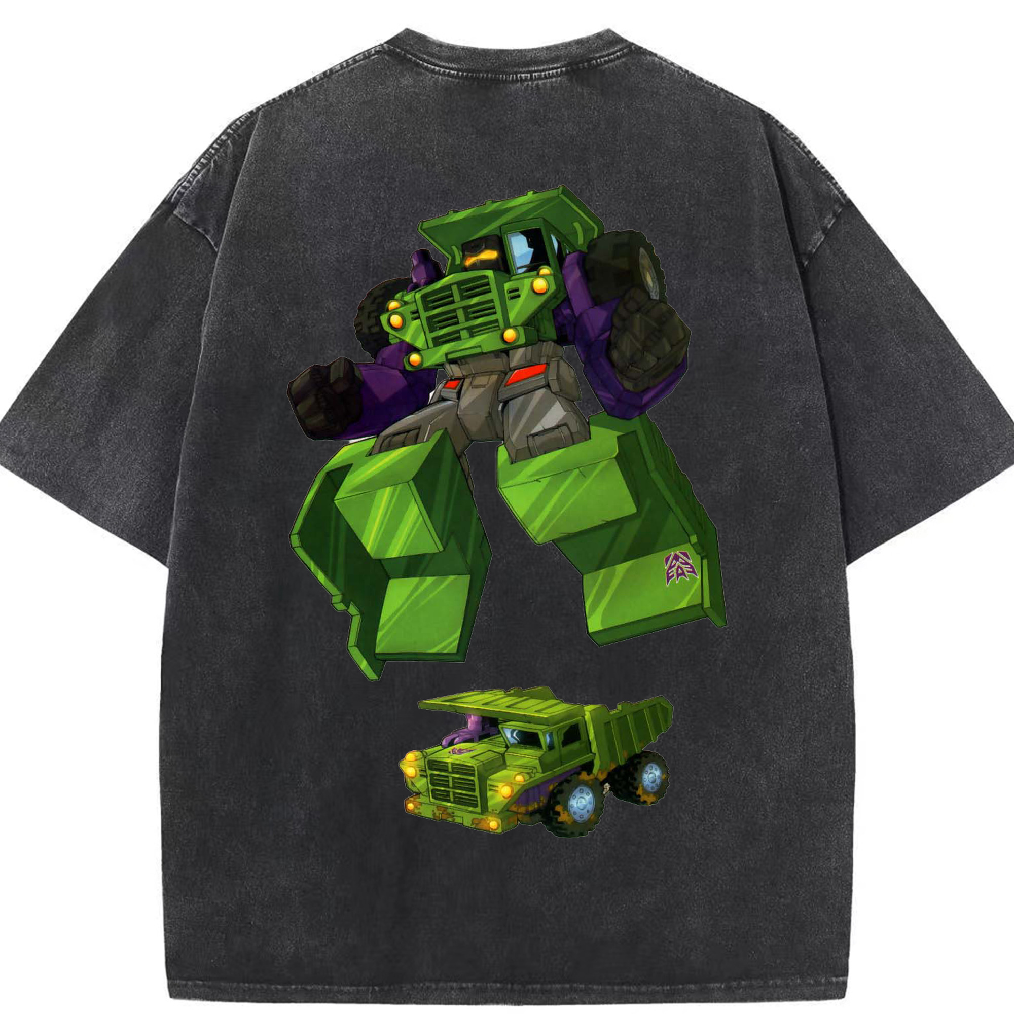 （画像用）  綿100% ヴィンテージ風 半袖Tシャツ（背面プリント）
