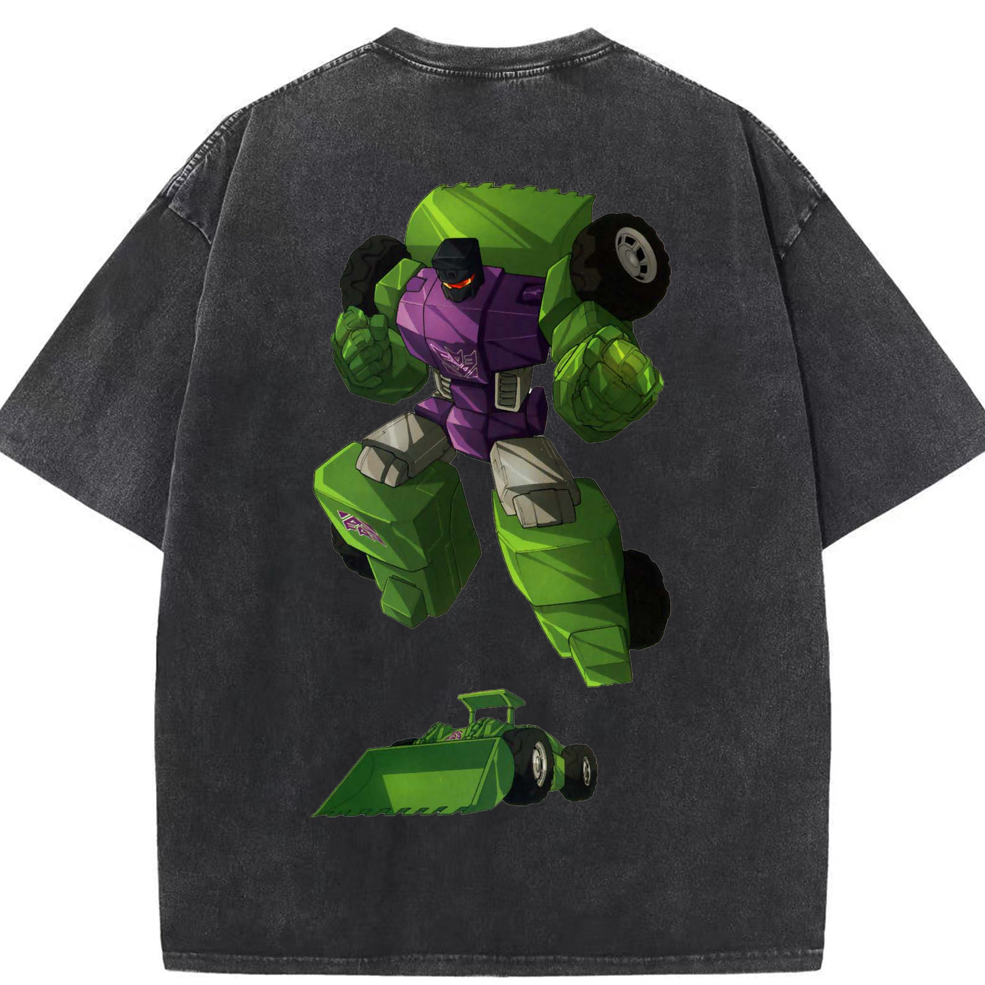 （画像用）  綿100% ヴィンテージ風 半袖Tシャツ（背面プリント）